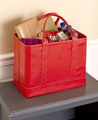 Stylish Red File Organizers for Home & Office - Perfect for Document Storage, Bills, and Paperwork Organization