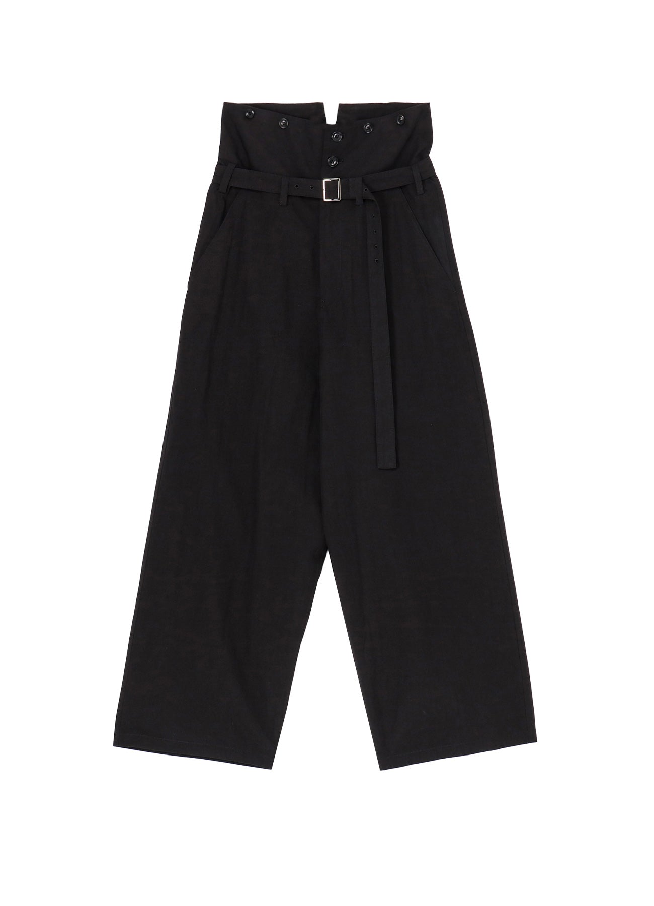 Women's High Waist Cotton Chambray Pants - Comfortable Stretch Casual Trousers for Work, Travel & Everyday Wear