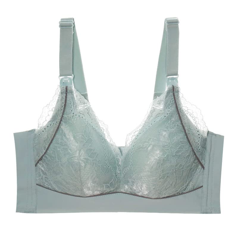 IAOHUO Nursing Bras for Women - Front Open Maternity Bra, Comfortable Breastfeeding Bra for Pregnancy & Nursing, Large Size (40 Band, Color A) - Perfect for Daily Wear & Nighttime Feeding