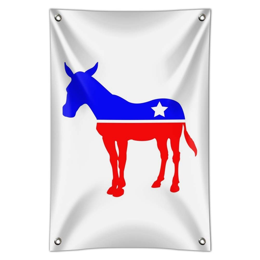 Democrat Donkey Liberal America Political Party Sign - Home & Office Decor for Political Enthusiasts - Perfect for Elections, Campaigns & Political Events