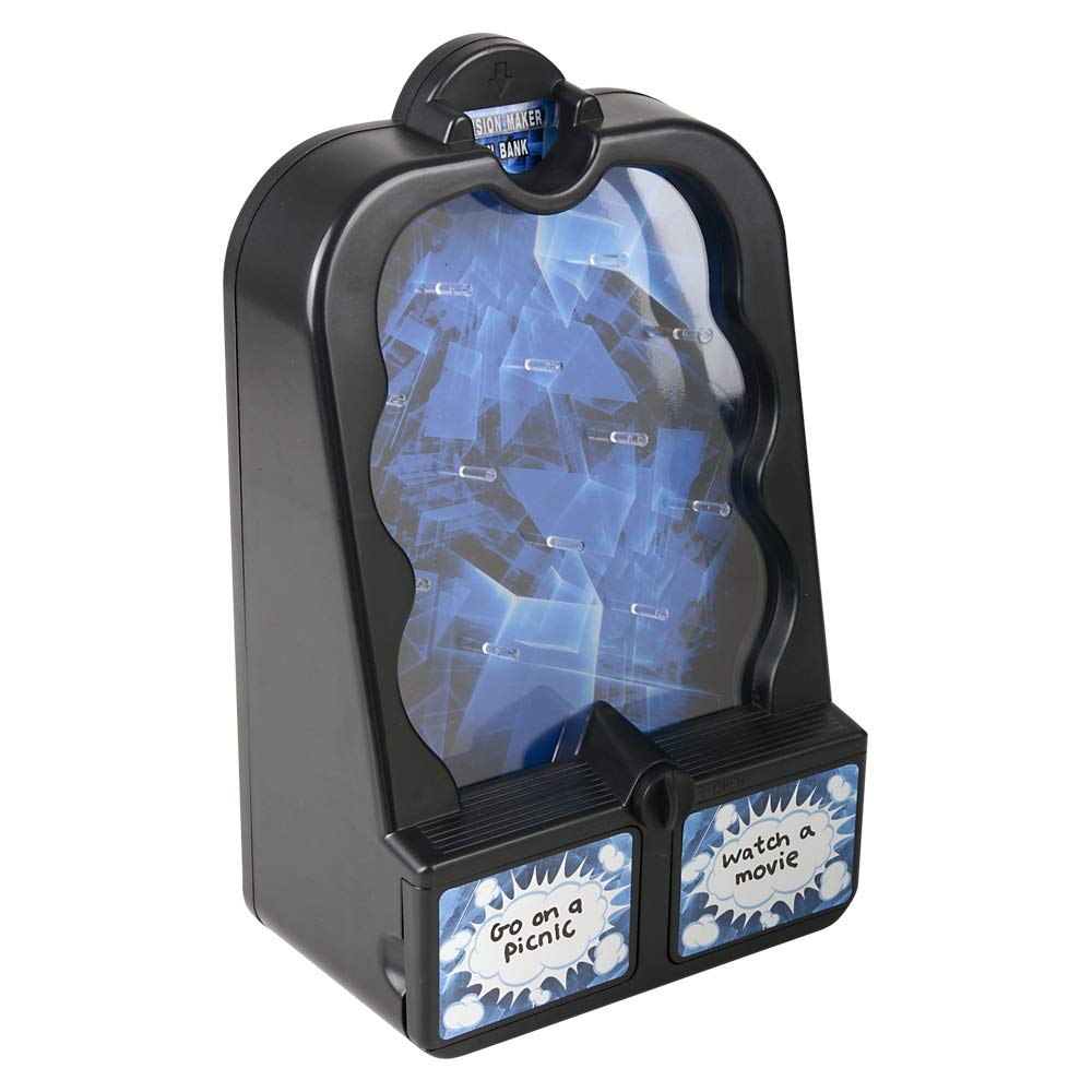 Rhode Island Novelty Decision Maker Coin Bank - Fun & Interactive Piggy Bank for Kids & Adults - Perfect for Saving Money, Making Decisions, and Gifts