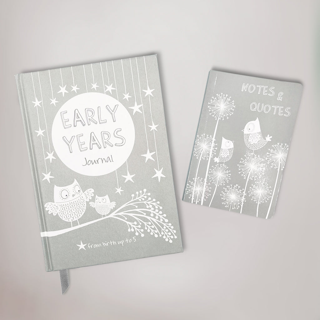 Little Love Early Years Baby Hamper Gift Set - Soft Grey Nursery Storage Basket for Newborn Essentials | Perfect for Baby Showers, Christenings & Nursery Organization