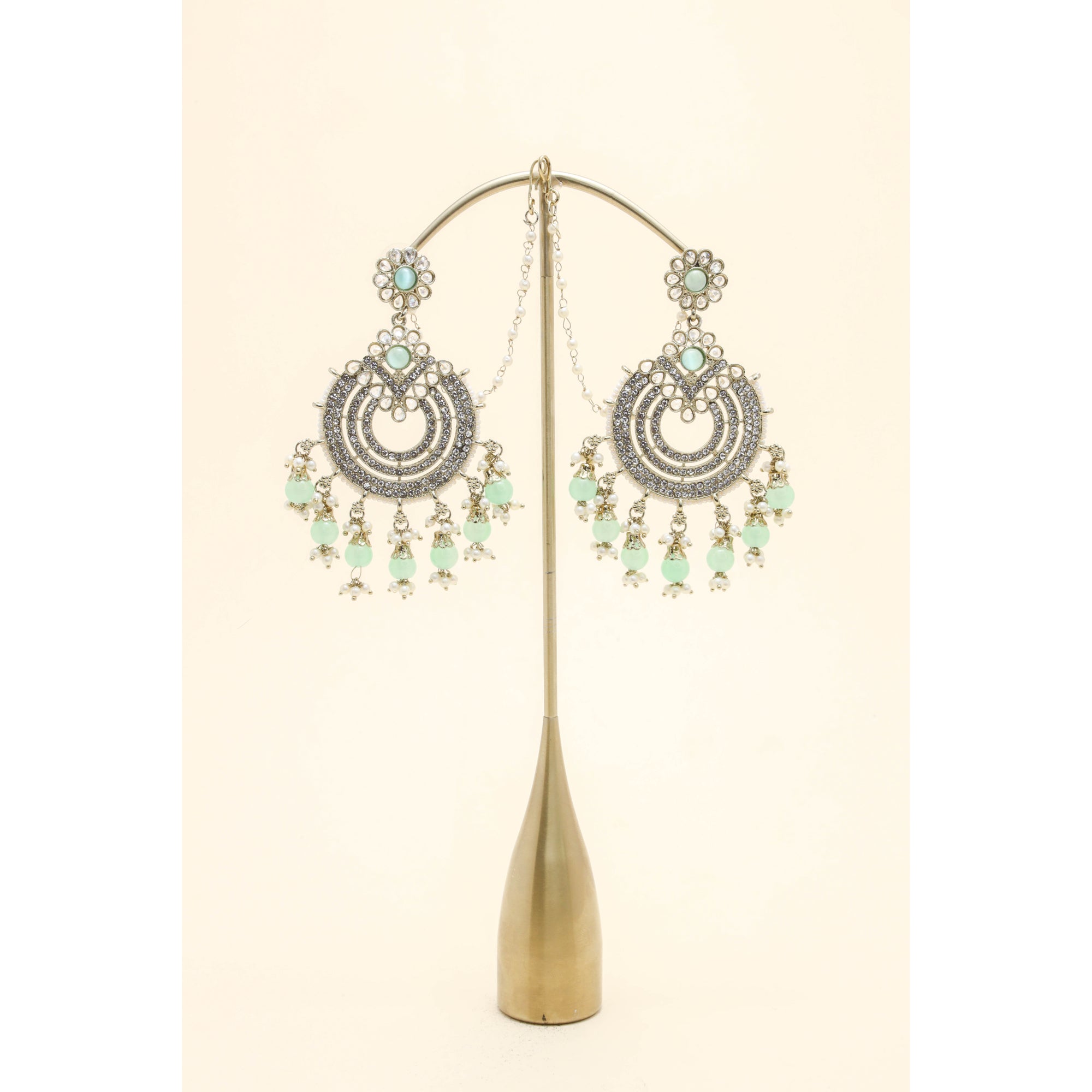 ISHIRA Stone Earrings - Handmade Boho Jewelry for Women, Natural Gemstone Dangle Earrings | Perfect for Casual Wear, Parties & Gifts