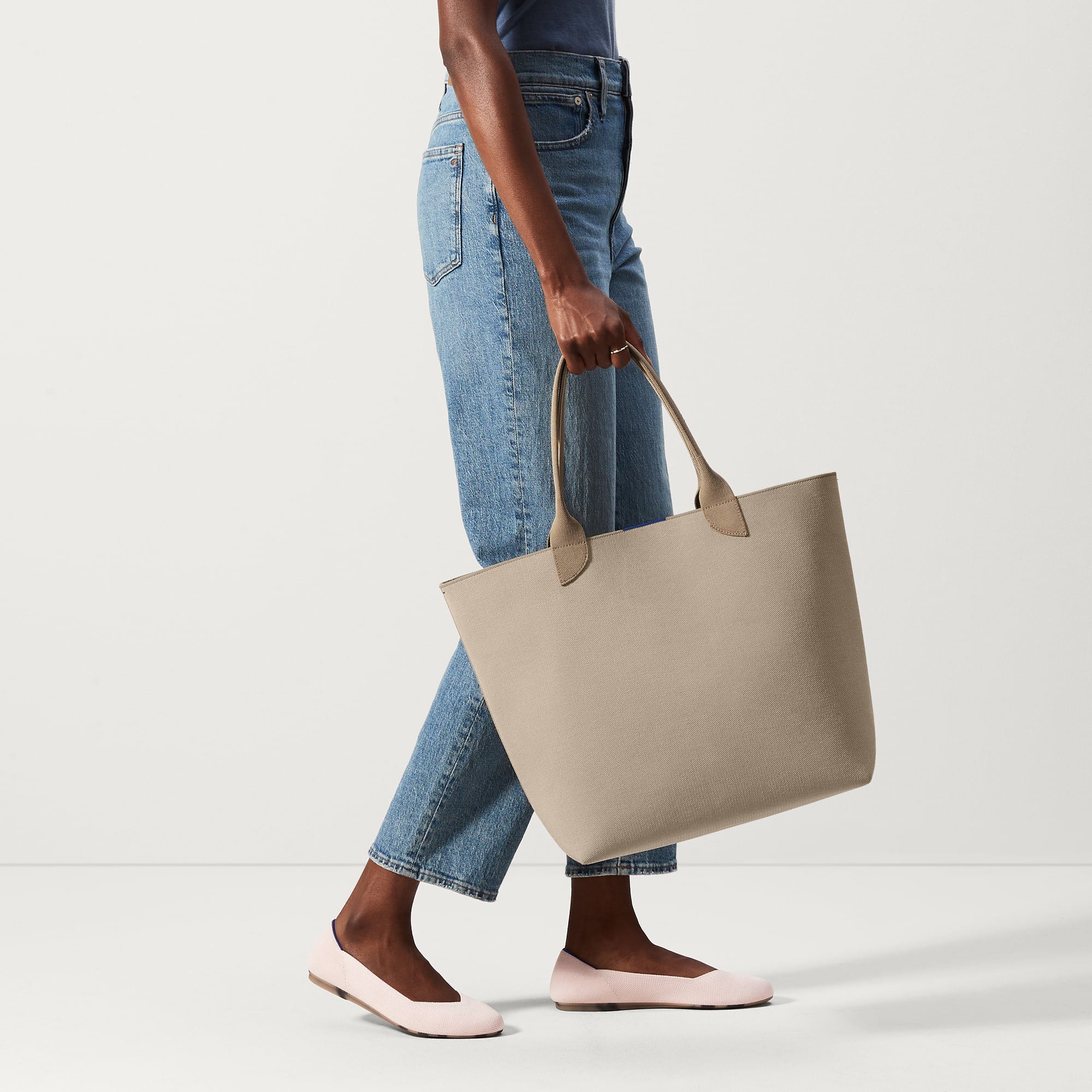 Lightweight Soft Sesame Tote Bag - Stylish & Durable for Work, Travel, and Everyday Use