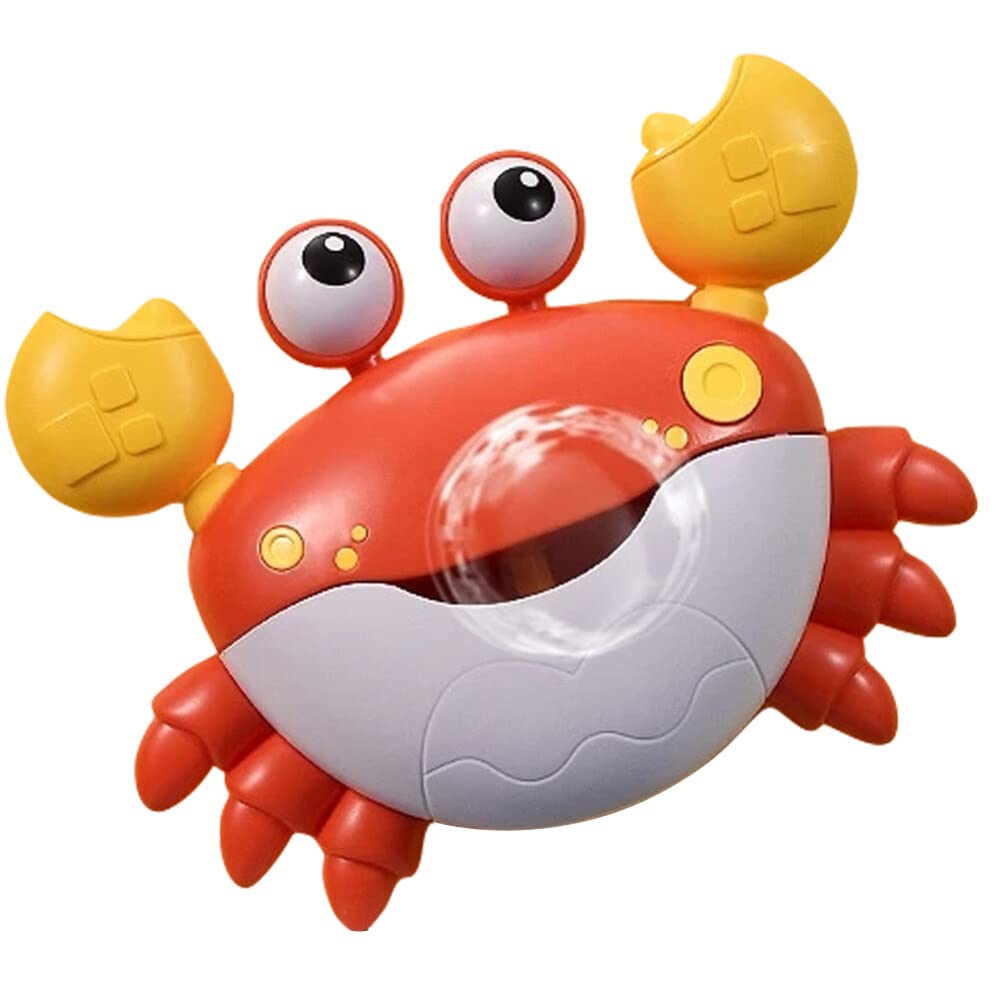 Kisangel Crab Bubble Machine - Fun Bubble Bath Maker for Toddlers & Kids | Bath Toy for Playtime, Sensory Learning & Relaxation