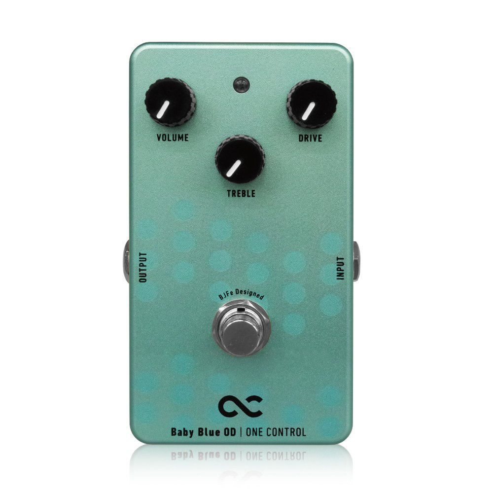 Baby Blue Overdrive Guitar Effects Pedal - Vintage Tone & Smooth Saturation for Blues, Rock & Indie Music