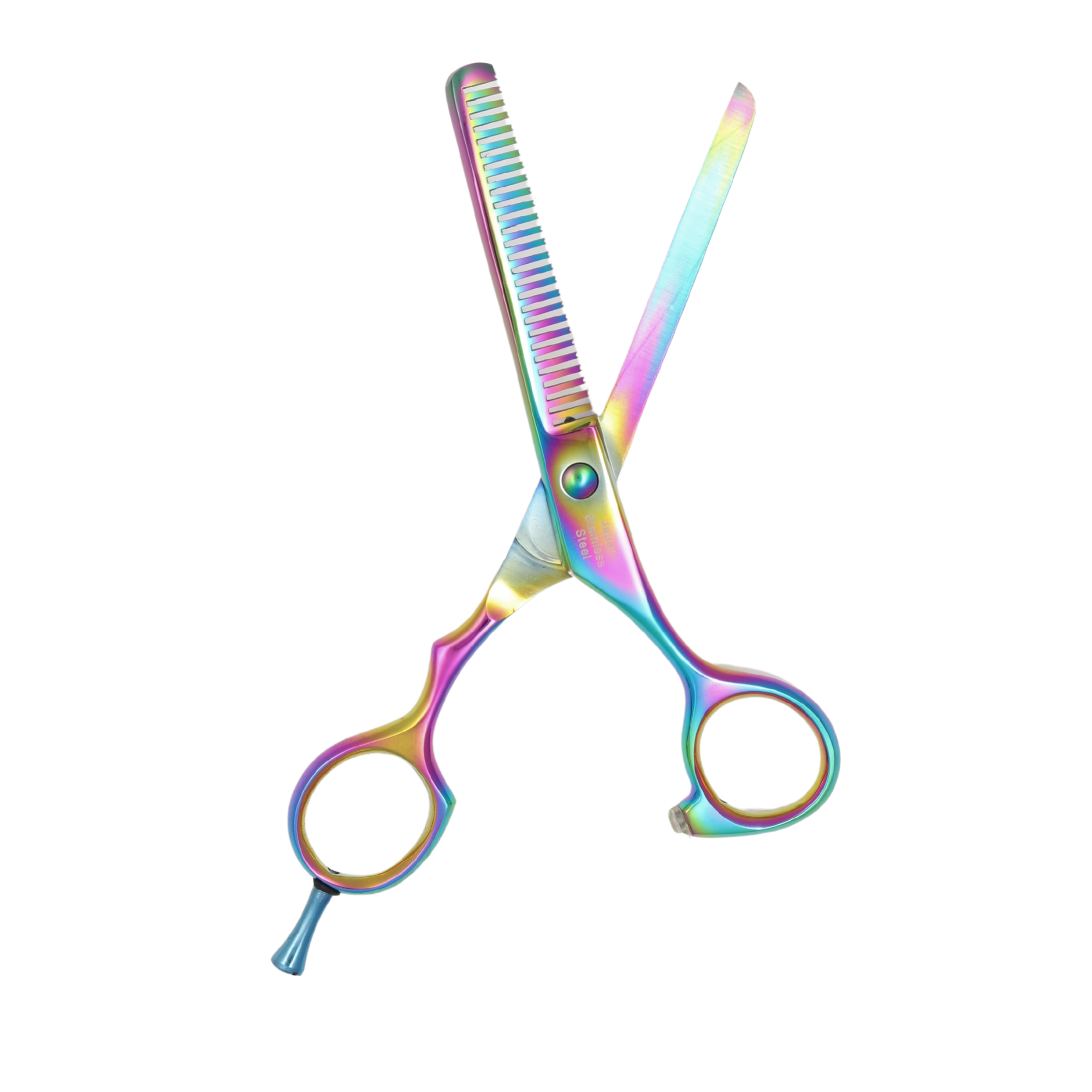 Professional 5.5 Inch Hair Cutting & Thinning Scissors - Titanium Coated Right-Handed Shears U60 R | Perfect for Salon Stylists & Home Haircuts