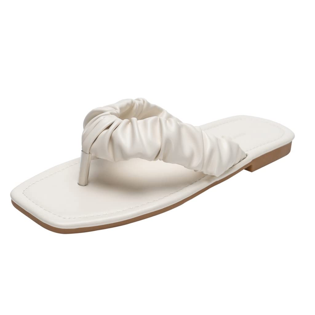 Women's Summer Fashion Slides - Comfortable Outdoor Beach Sandals, Flat Casual Shoes for Women (Color: A, Size: 38) | Perfect for Beach Vacations, Poolside Lounging & Summer Outings