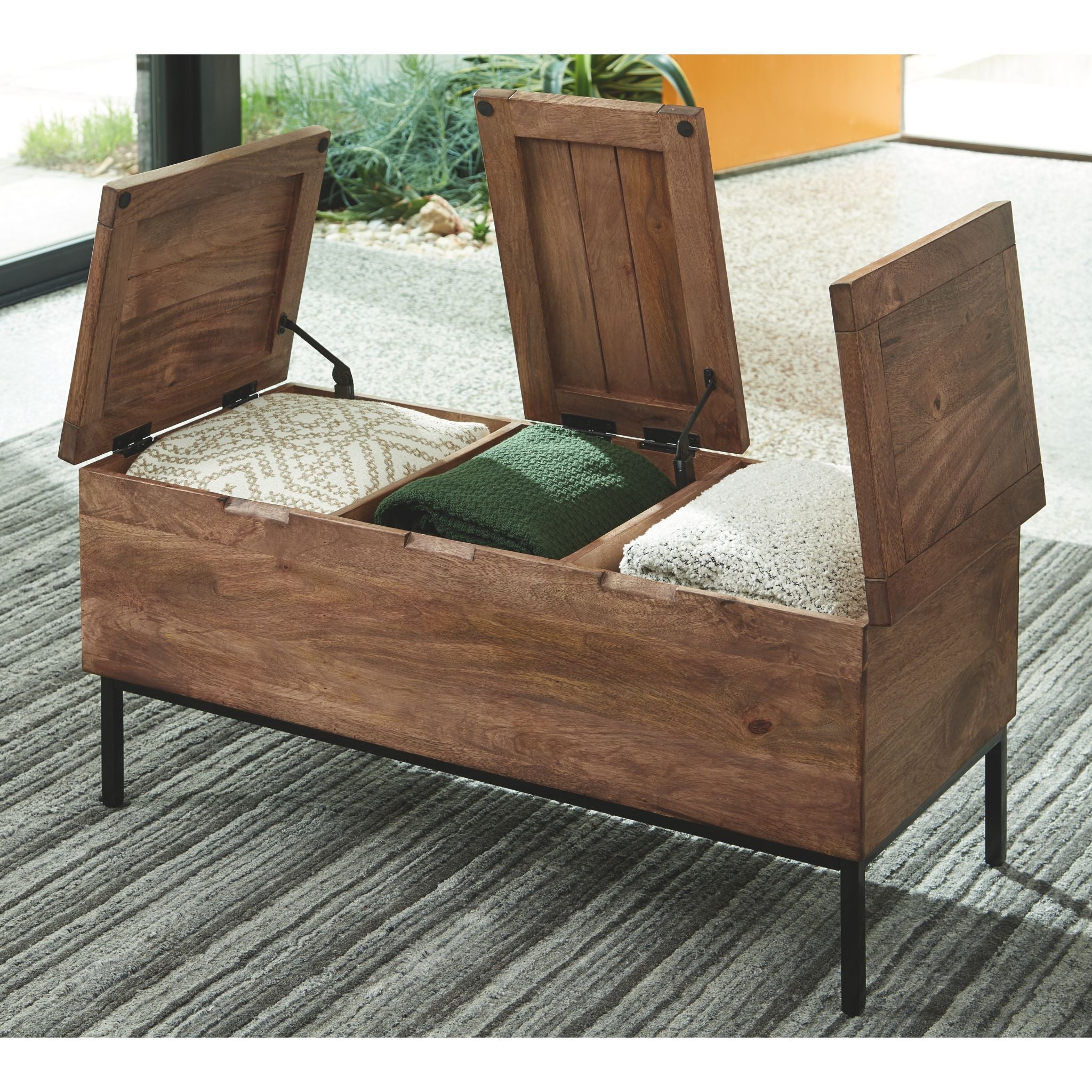 Braddick Storage Unit - Brown/Black Organizer for Home, Office & Closet | Space-Saving Furniture Solution