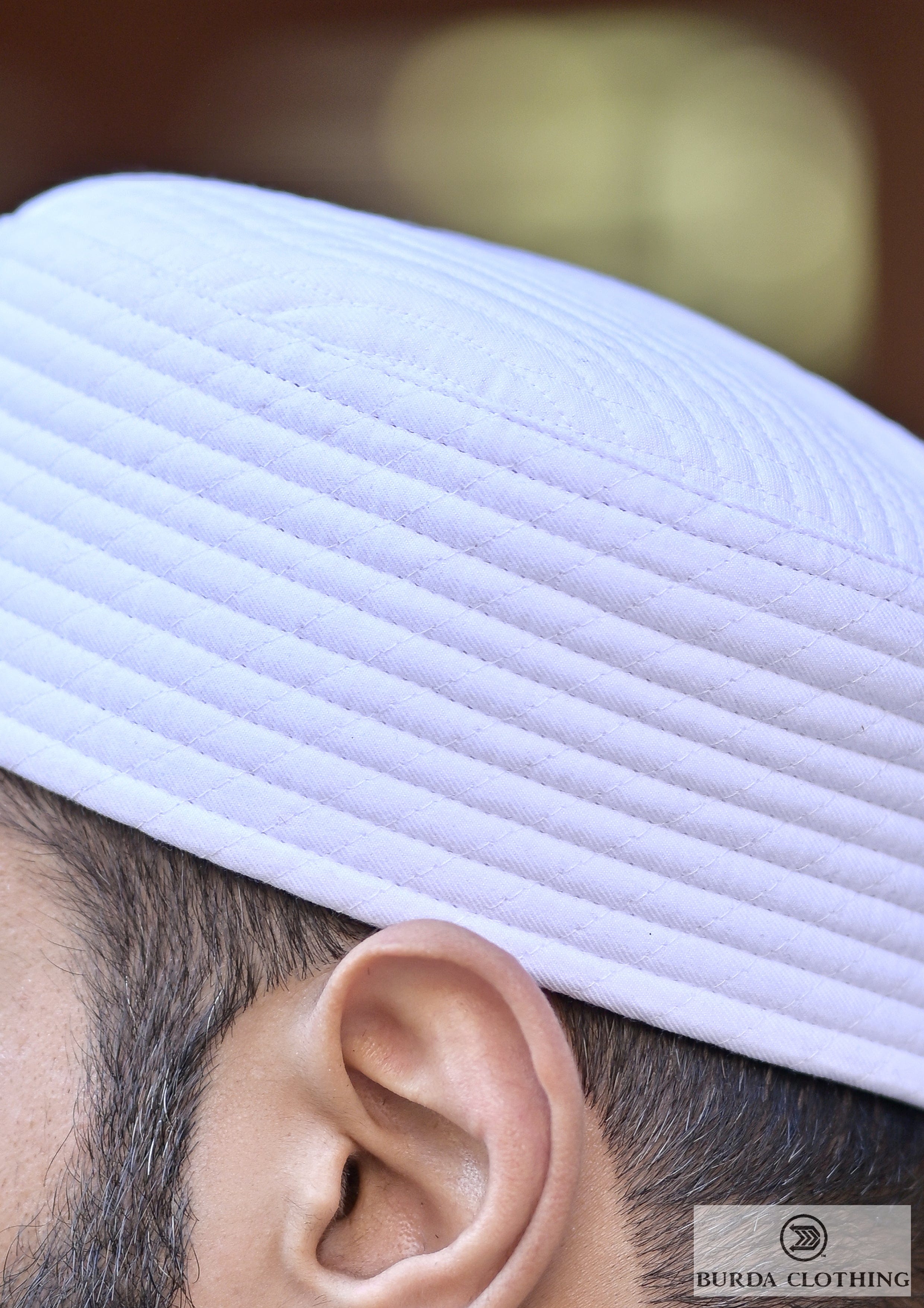 Zephyr Kufi Hat for Men - Breathable Cotton Islamic Prayer Cap - Perfect for Daily Wear, Mosque, and Special Occasions