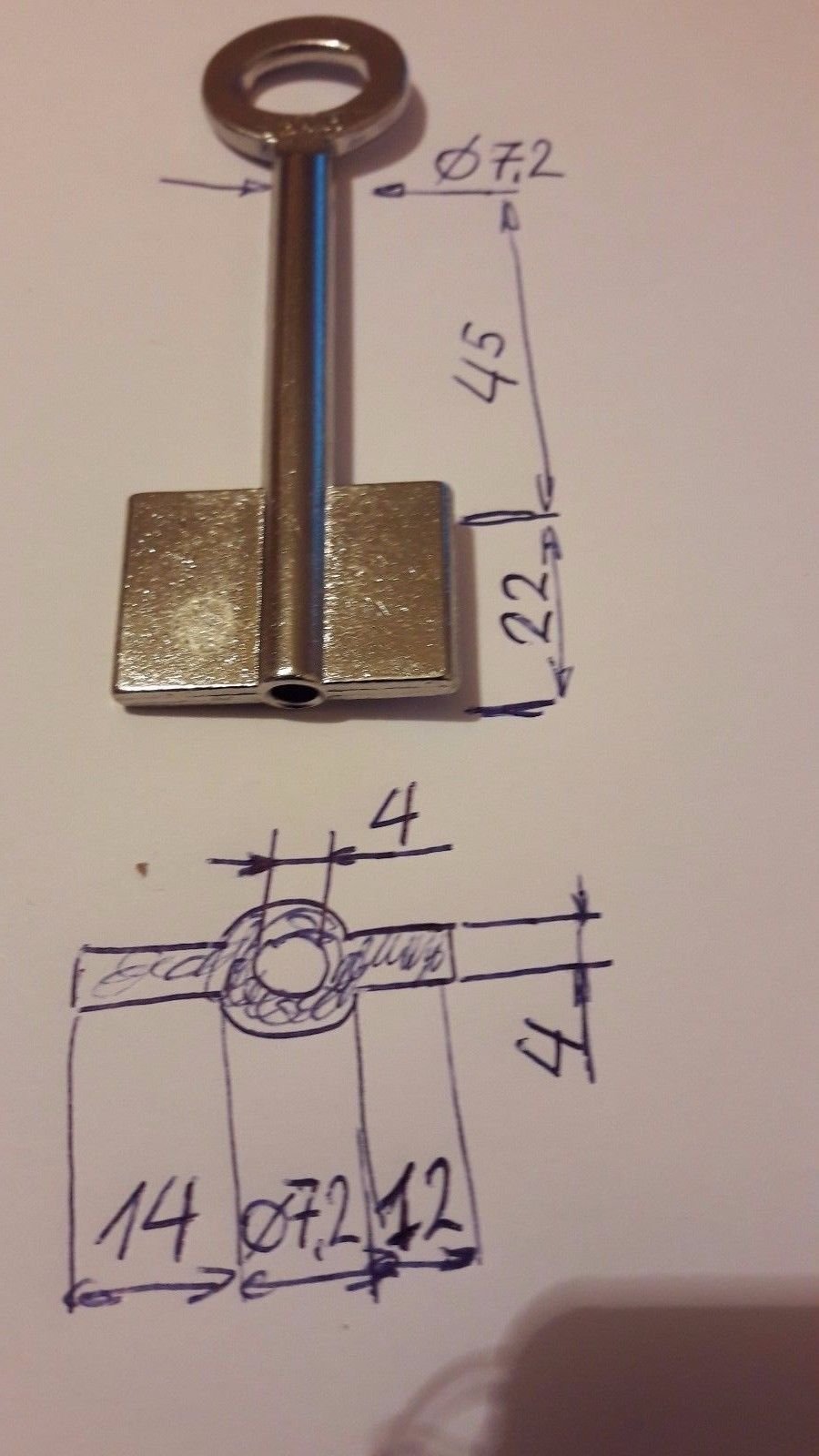 SANK1 Safe Key Blanks - Secure Home & Office Locks