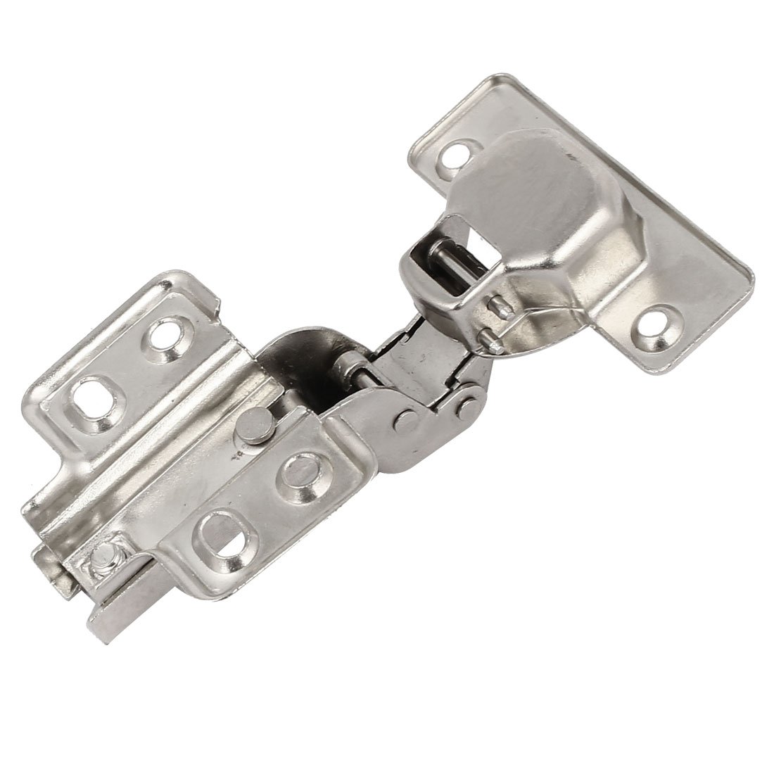 uxcell 105mm x 63mm x 33mm Heavy Duty Metal Concealed Self-Closing Cabinet Hinges (2 Pack) - Perfect for Kitchen Cabinets, Wardrobes & Furniture Doors