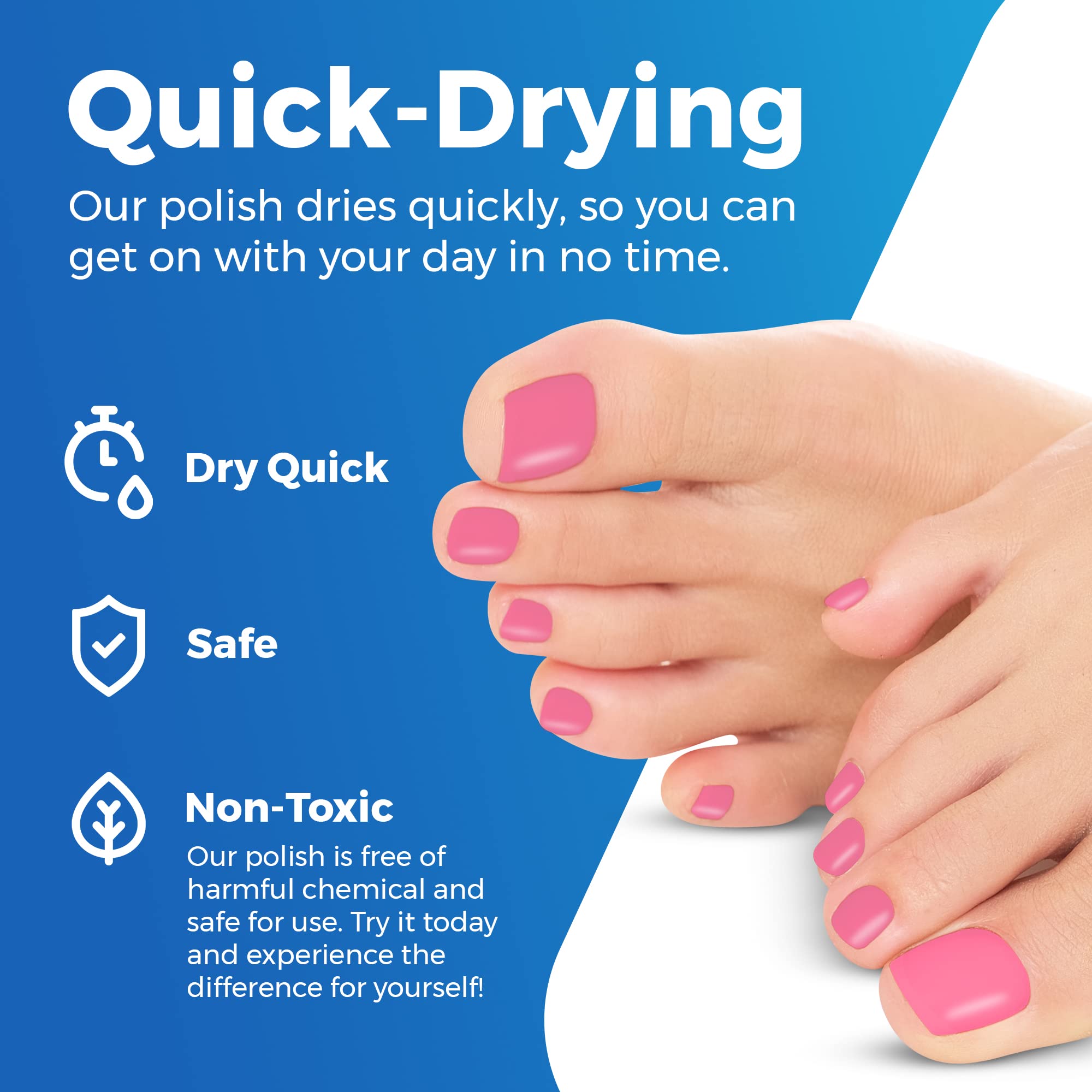 Best Nail Fungus Treatment with Pink Polish - Fast-Acting Antifungal Solution for Toenail & Fingernail Infections - Perfect for Salon Visits & At-Home Care