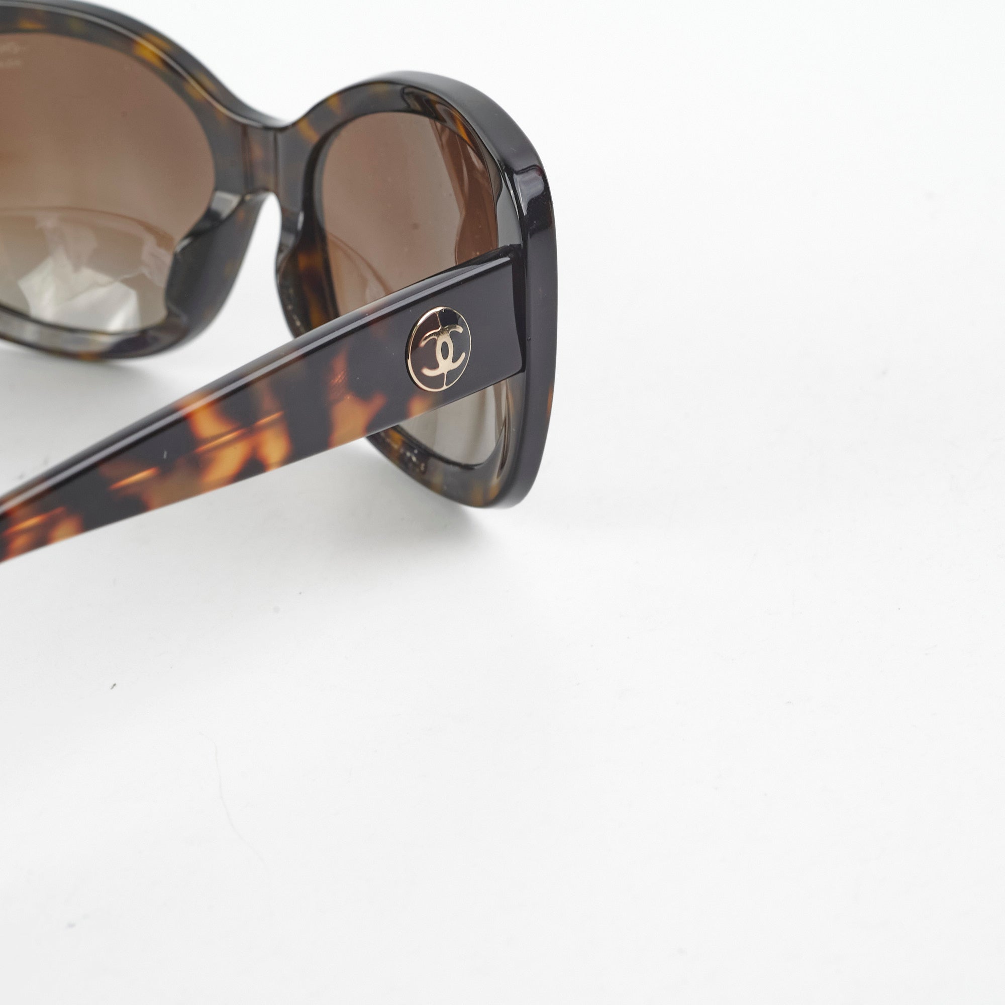 Chanel Tortoise Shell Squoval Sunglasses for Women - Classic Designer Shades for Fashion & Sun Protection - Perfect for Beach, Driving & Outdoor Activities