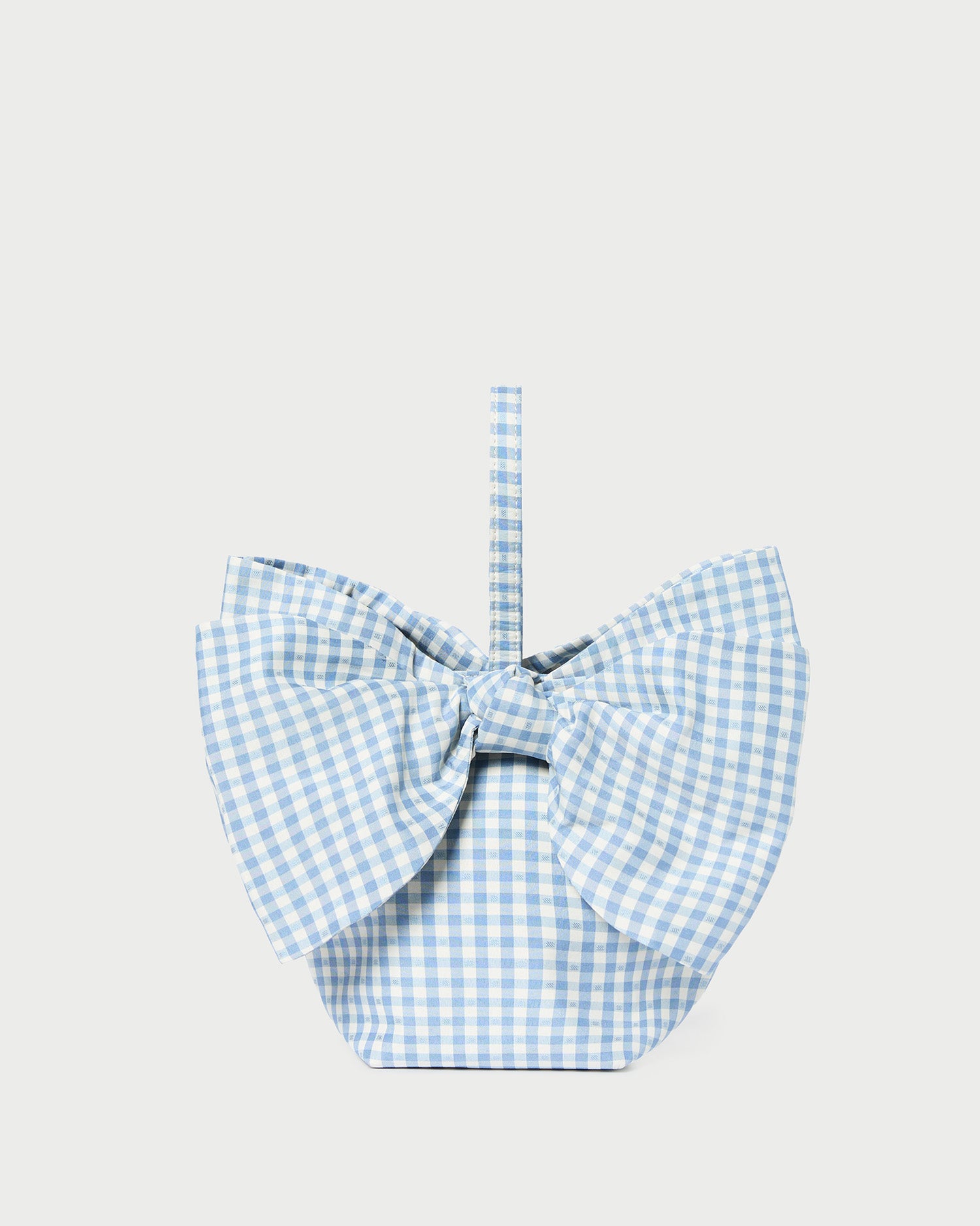 Ruby Blue Gingham Bow Bag - Stylish Crossbody Purse for Women | Perfect for Work, Date Night & Travel Accessories