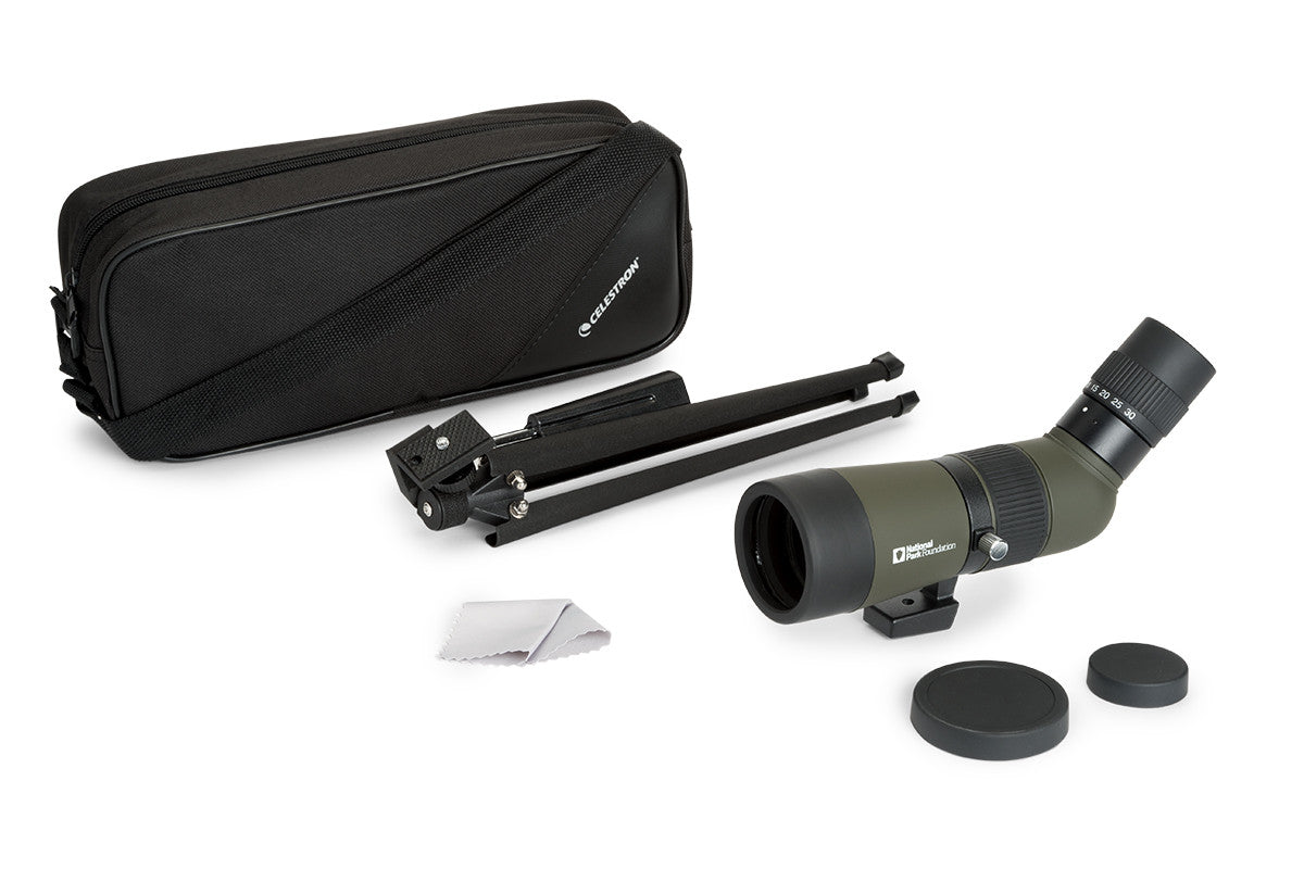 National Park Foundation 50mm Compact Spotting Scope - High Power Monocular Telescope for Bird Watching, Hunting & Outdoor Adventures | Perfect for Wildlife Observation, Hiking & Travel