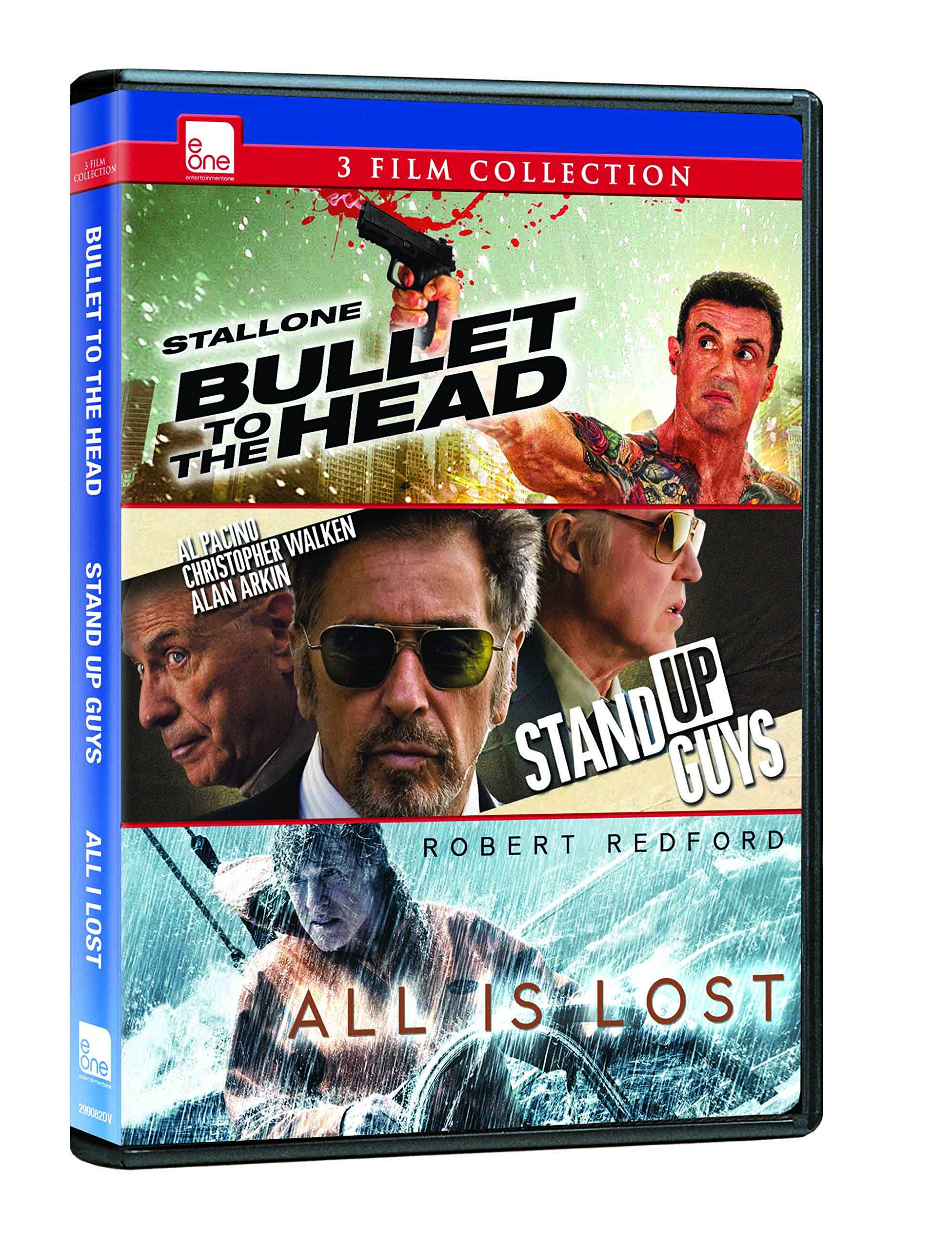 Bullet to the Head DVD | Stand Up Guys Blu-ray | All Is Lost Movie - Action, Comedy & Drama Films for Movie Night & Home Entertainment