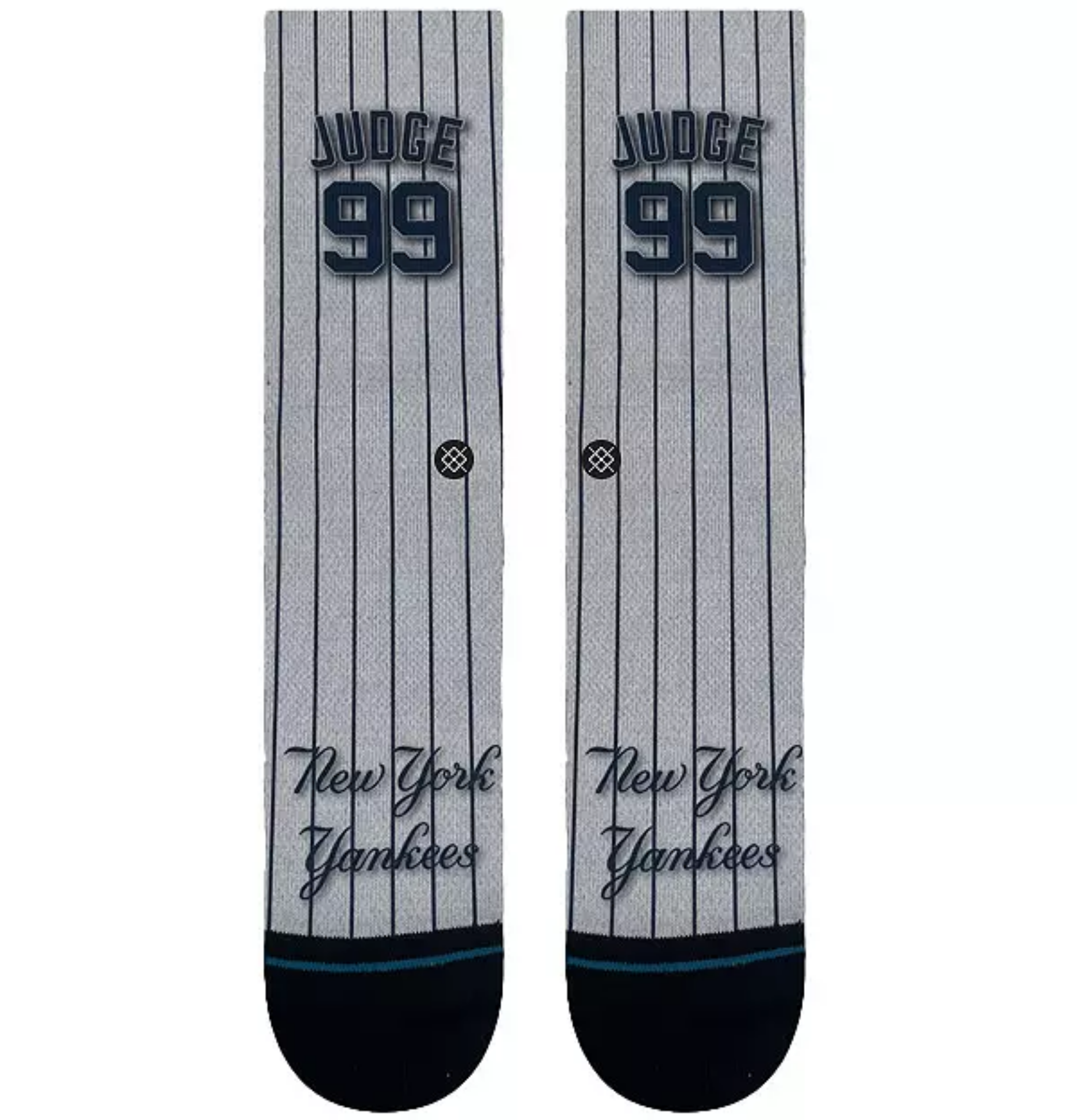 Stance MLB New York Yankees Aaron Judge Crew Socks - Official Baseball Socks for Yankees Fans & Sports Enthusiasts - Perfect for Games, Workouts & Everyday Wear