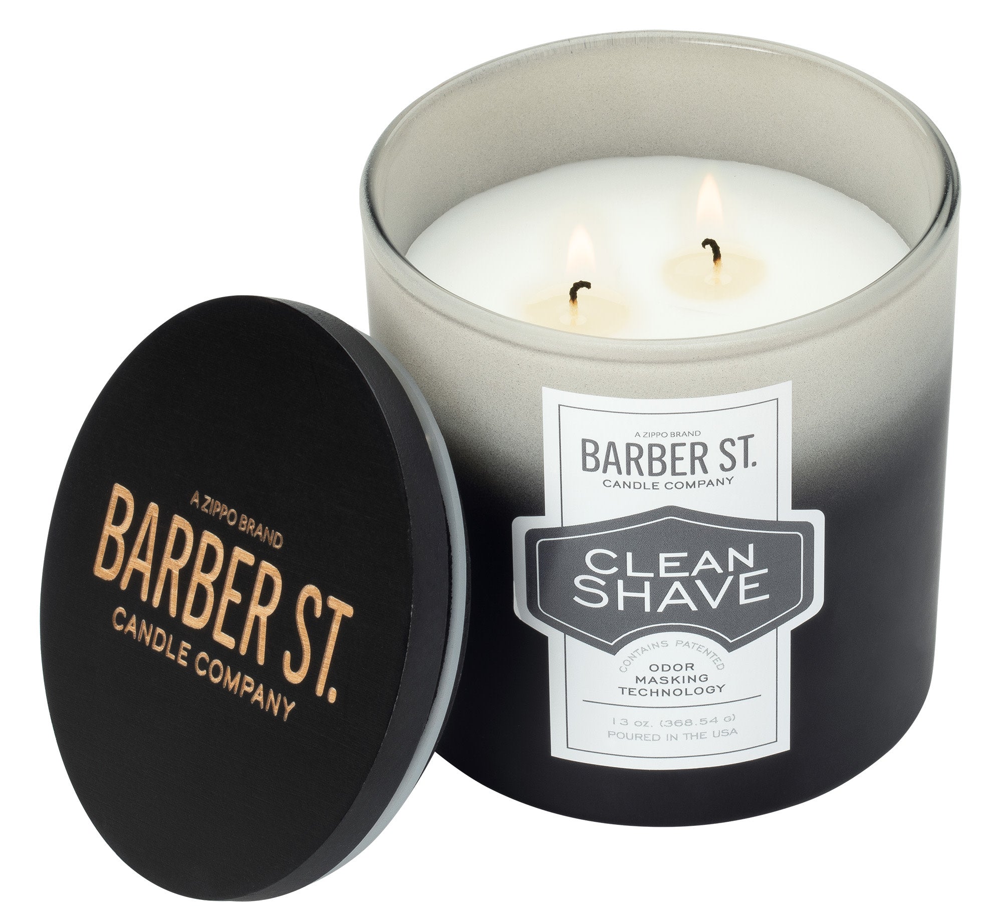 Barber Street Odor Masking Candle - Natural Scented Soy Wax Candle for Home, Salon & Barber Shop | Eliminates Unpleasant Smells | Long-Lasting Fragrance for Relaxation & Fresh Air