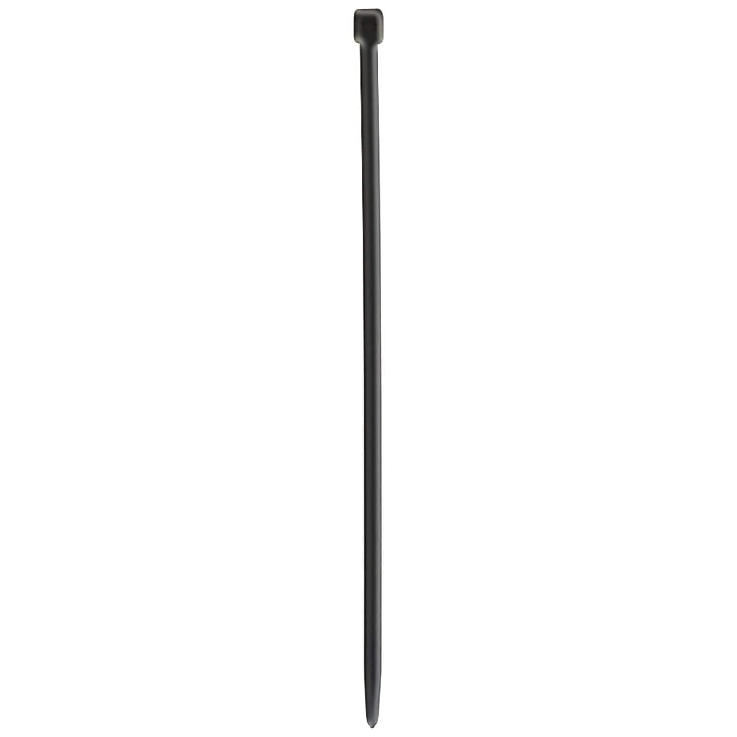 500233 High-Temperature Cable Ties - 11 Inch Black Nylon Zip Ties (100 Pack) - Heat Resistant Wire Management for Electrical, Automotive & Industrial Use