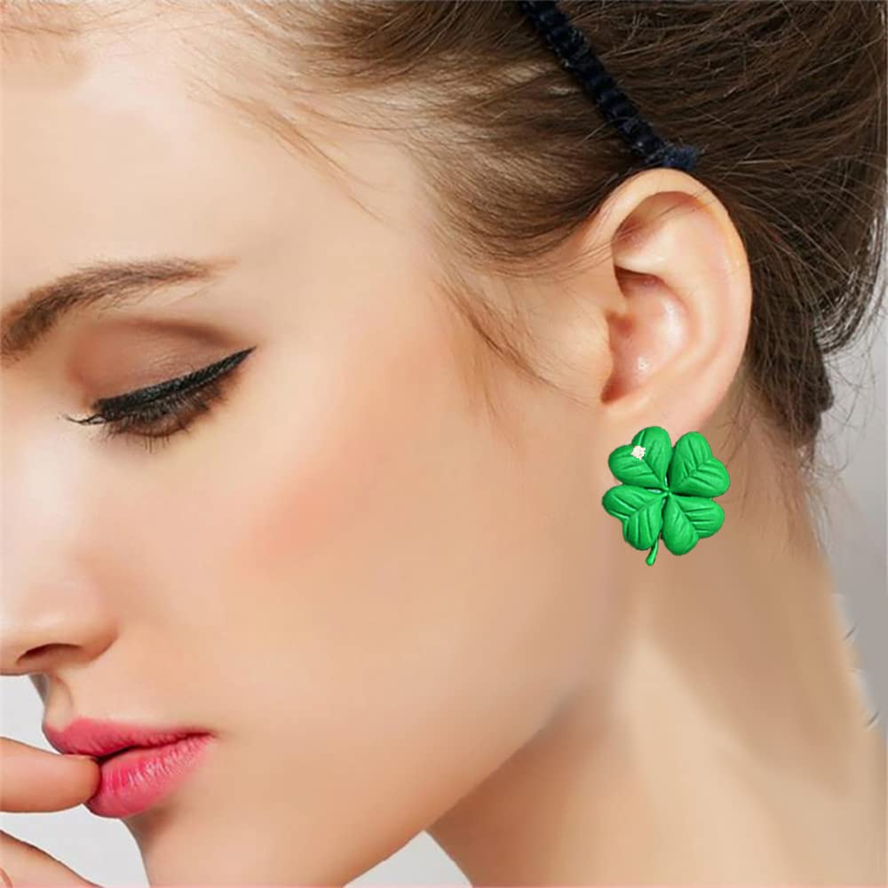 Lucky Four Leaf Clover Silicone Mold Set - Soft Polymer Clay Molds for Fondant, Chocolate, Cake Decorating, Resin Casting & DIY Crafts - Perfect for St. Patrick's Day, Baking, Candy Making & Home Decor