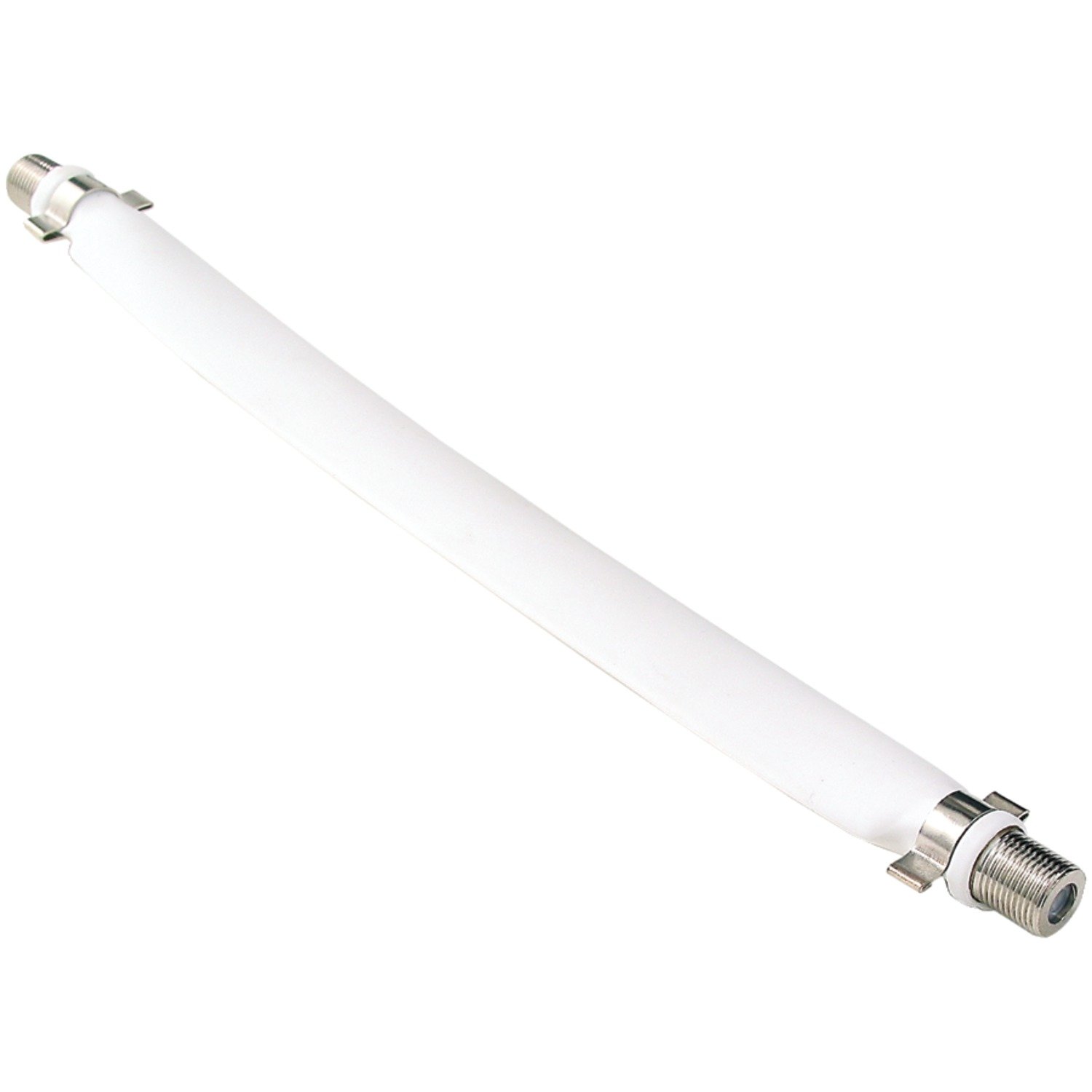 Petra AXIS PET10-6080 8-Inch Female to Female Coaxial Cable Jumper - White - Perfect for Home Theater, Cable TV & Satellite Connections