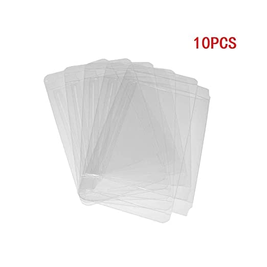 CHILDMORY 10-Pack Clear Protective Display Cases for Pokemon Elite Trainer Box (ETB) - Perfect for Card Storage, Collectible Display & Game Protection