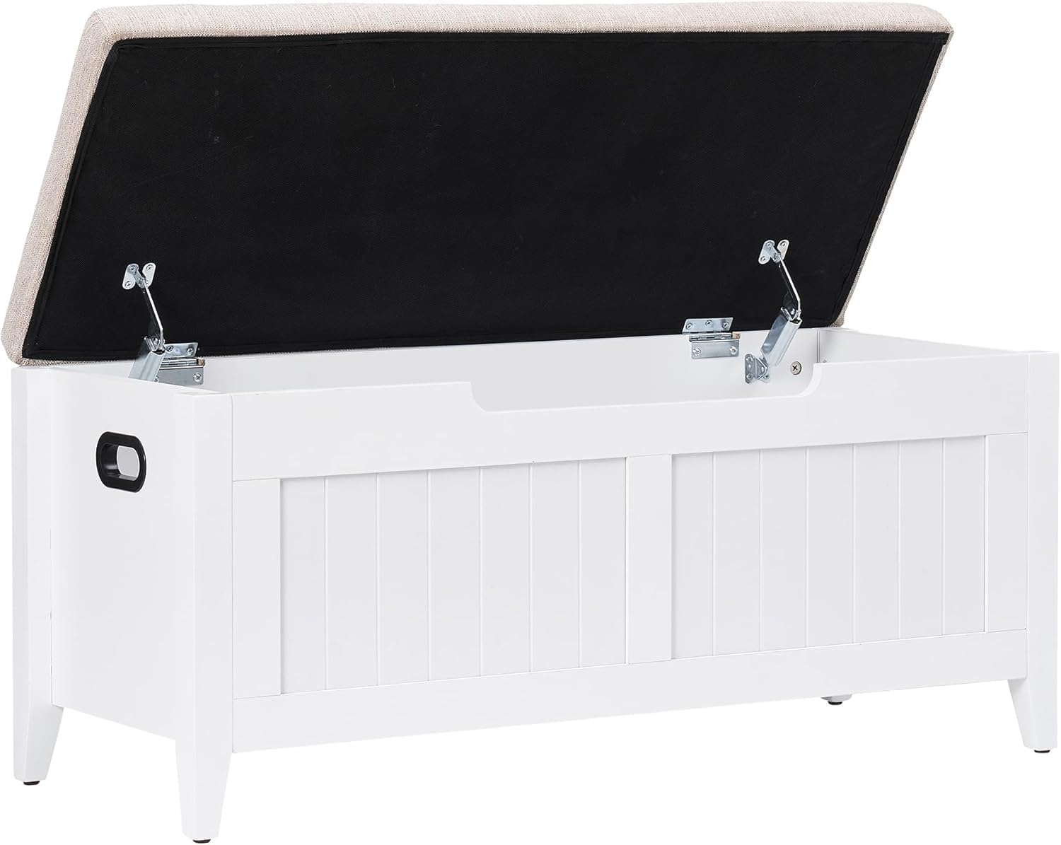 GAOMON Upholstered Storage Bench with Flip-Top Lid - 15.7 x 39.4 x 18.1 Inch Multi-Functional Toy Chest & Shoe Organizer for Entryway, Bedroom, Living Room - Perfect for Home Organization & Kids' Room Storage