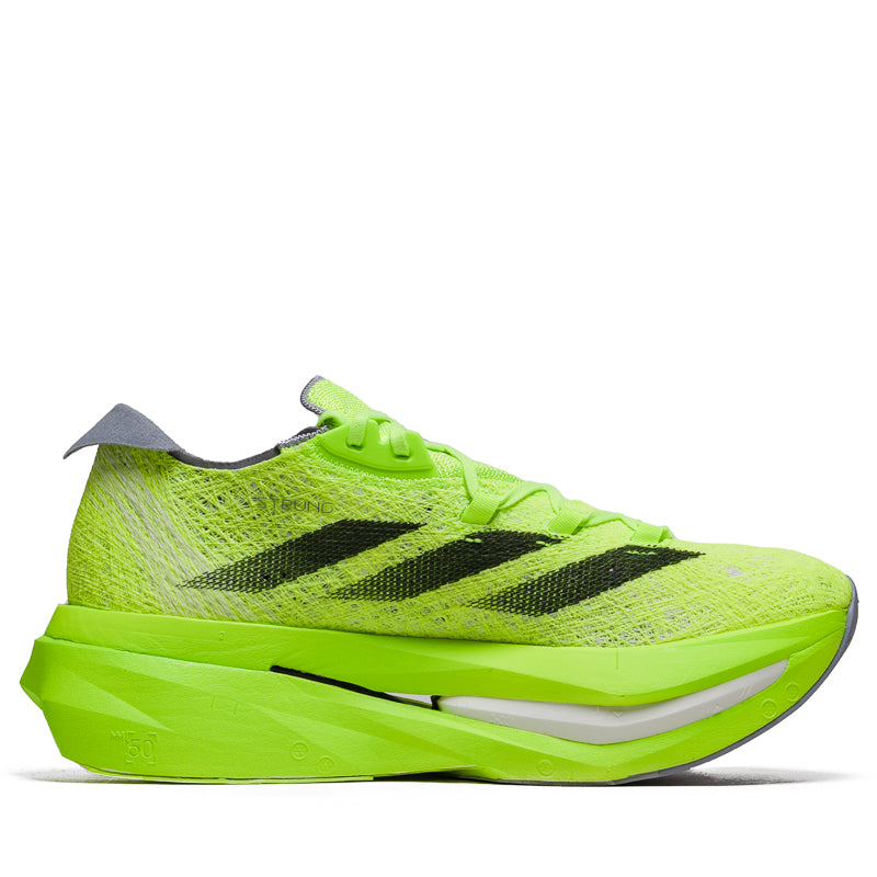 Adidas Adizero Prime X 2 Strung Running Shoes - Lucid Lemon/Core Black | Lightweight Performance Sneakers for Marathon Training & Road Racing
