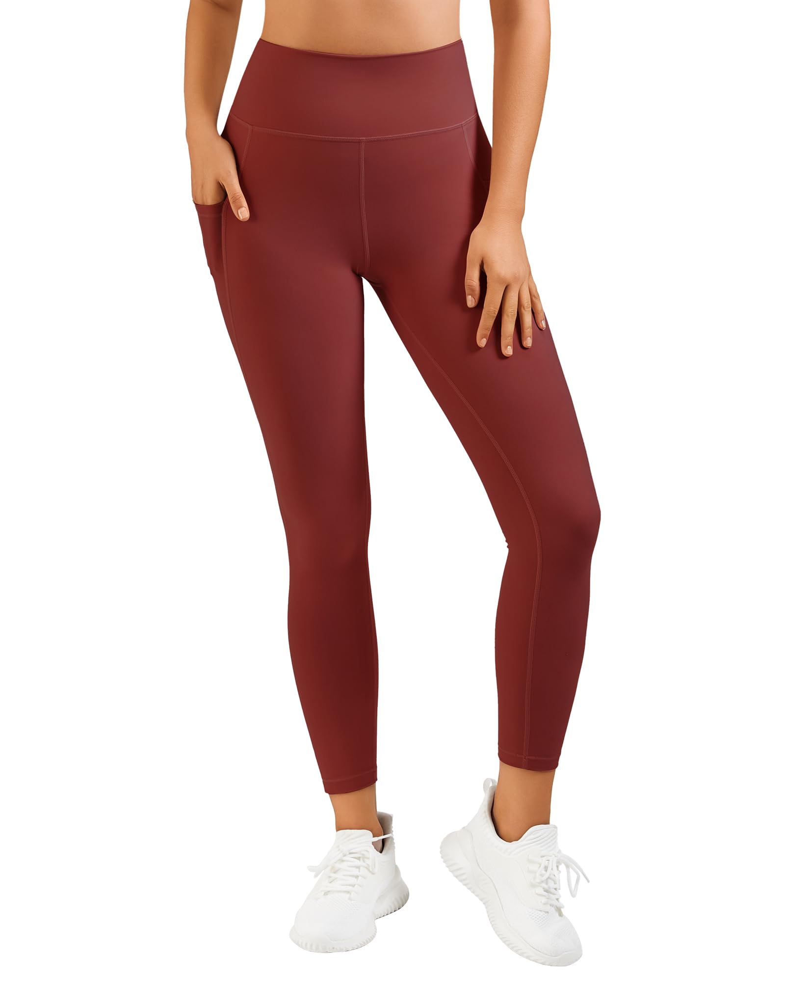 Stelle High Waist Yoga Pants for Women - Tummy Control Workout Leggings with Side Pockets - Perfect for Running, Gym & Yoga | Comfortable & Stylish Activewear