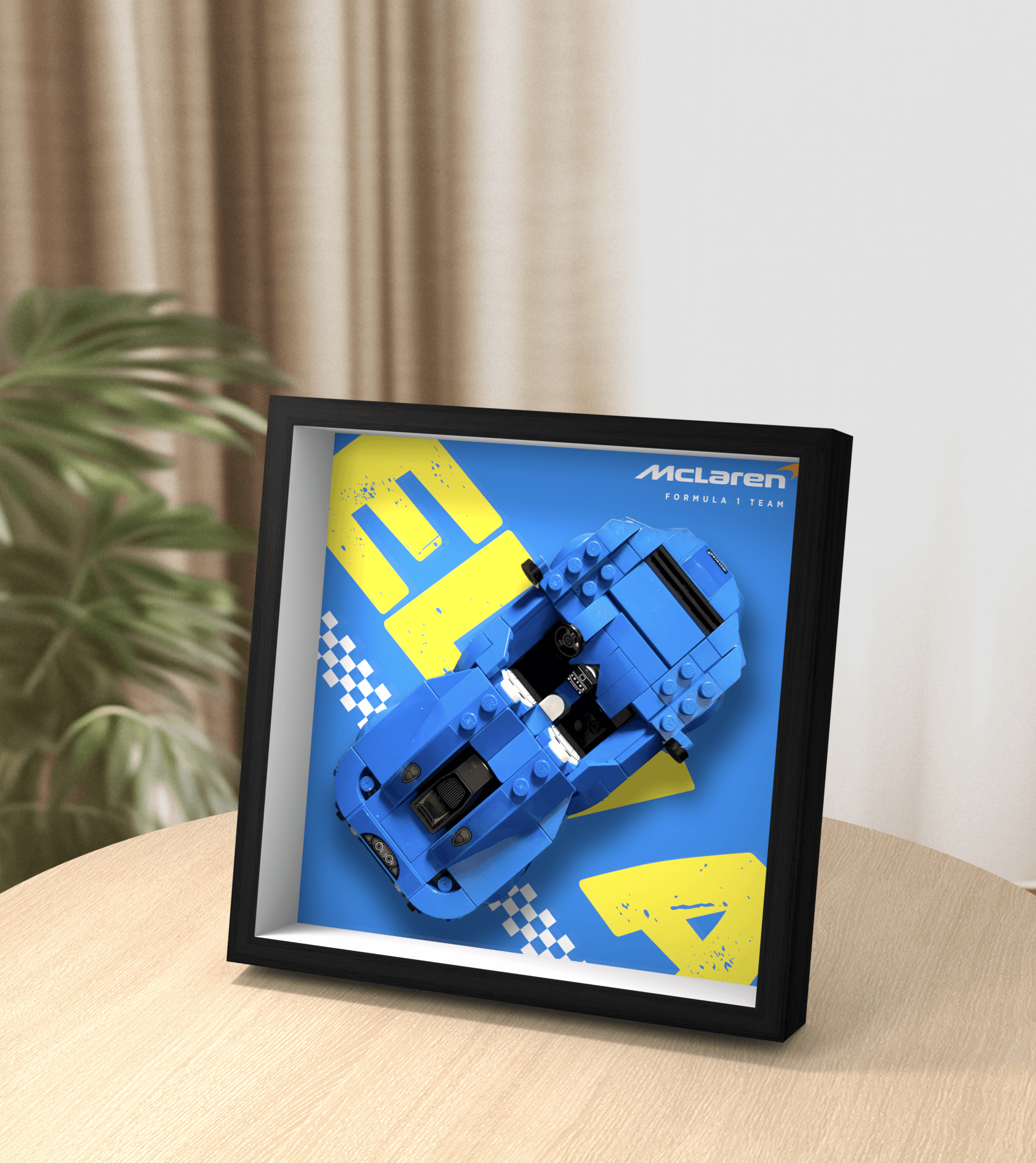 Lego Speed Champions McLaren Elva 76902 Display Car Frame - Premium Lego Car Holder for Showcase & Collection - Perfect for Home, Office & Gift Display
