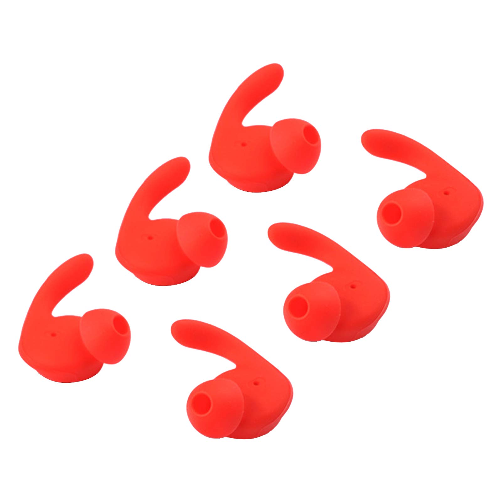 6Pcs Soft Silicone Earbud Covers & Ear Hooks Replacement for Huawei XSport/Honor AM61 Bluetooth Headset - Comfortable Sweatproof Ear Tips for Running, Gym & Workout