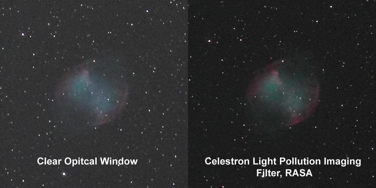 Light Pollution Reduction Filter for Astrophotography - Compatible with Rowe Ackermann Schmidt Astrograph (RASA) 11 Telescope | Enhance Night Sky Imaging in Urban Areas