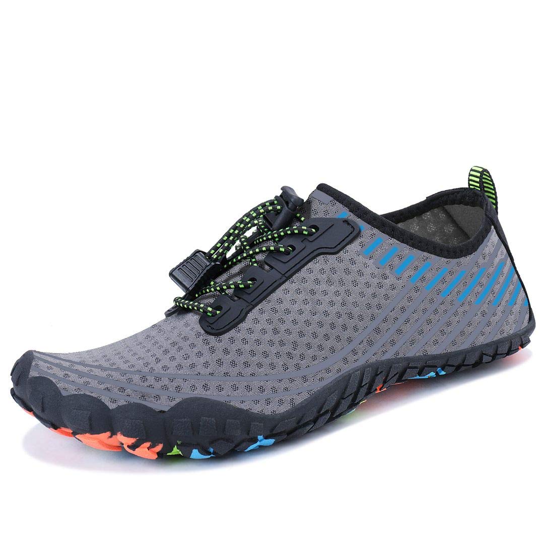 MAYZERO Water Shoes for Men & Women - Quick-Dry Swim Surf Shoes for Beach, Pool, Hiking & Aqua Sports | Wide Toe Design for Comfort | Winter House Slippers Alternative | Perfect for Water Activities, Travel & Indoor Use