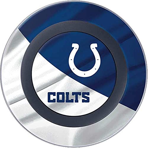 Official NFL Indianapolis Colts Samsung Wireless Charger Skin - Compatible with Samsung Wireless Chargers | Durable Decal for Home, Office & Car Use