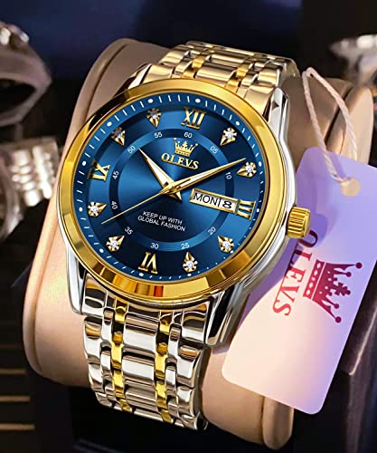 5513: Two tone band & Blue dial