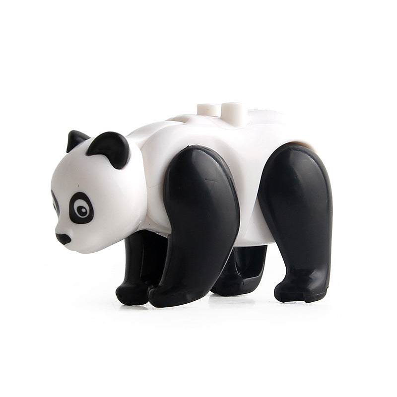 2PCS Animal Building Blocks Set - Small Particle Panda Toy for Kids, Creative DIY Educational STEM Toy for Toddlers - Perfect for Birthday Gifts, Classroom Activities & Pretend Play