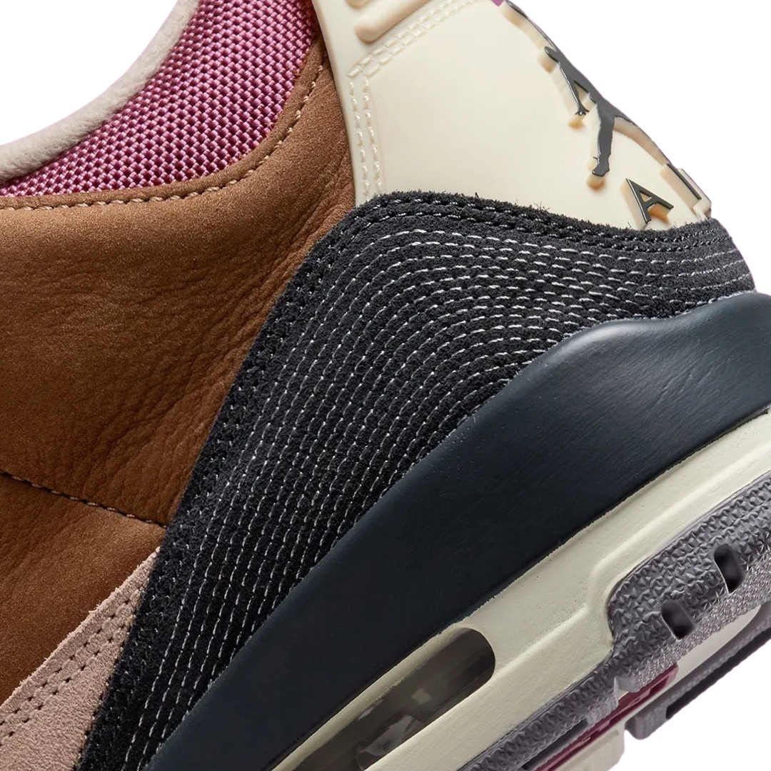 Authentic Air Jordan 3 Retro 'Archeo Brown' Basketball Shoes - Men's High-Top Sneakers for Casual Wear & Street Style