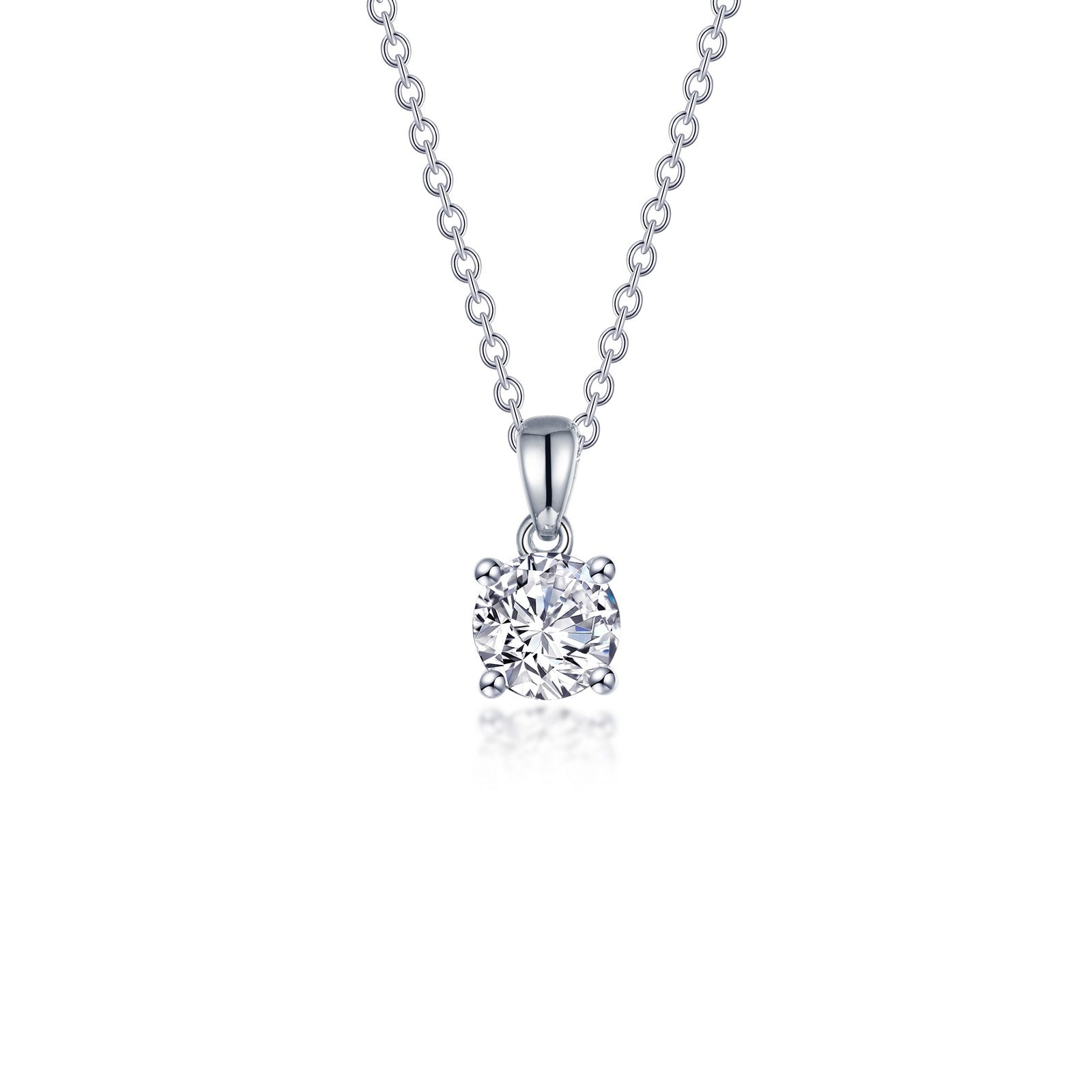 1 CTW 4 Prong Solitaire Necklace - 14K Gold Diamond Pendant for Women - Perfect for Anniversary, Engagement & Everyday Elegance