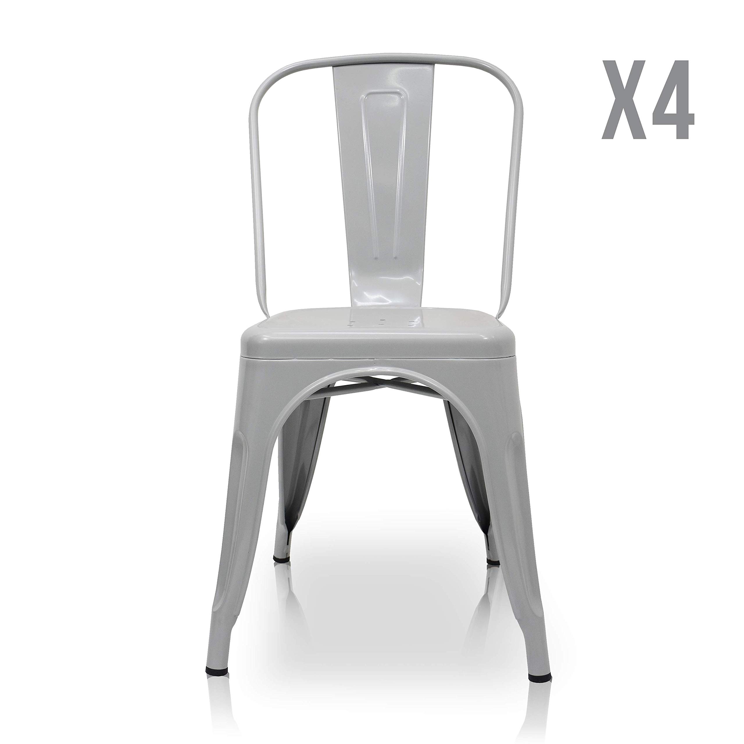 Premium HALOWAY Fabric Dining Chairs Set of 4 - Upholstered Accent Chairs with Nail Head Trim for Dining Room, Kitchen, Breakfast Nook & Home Decor