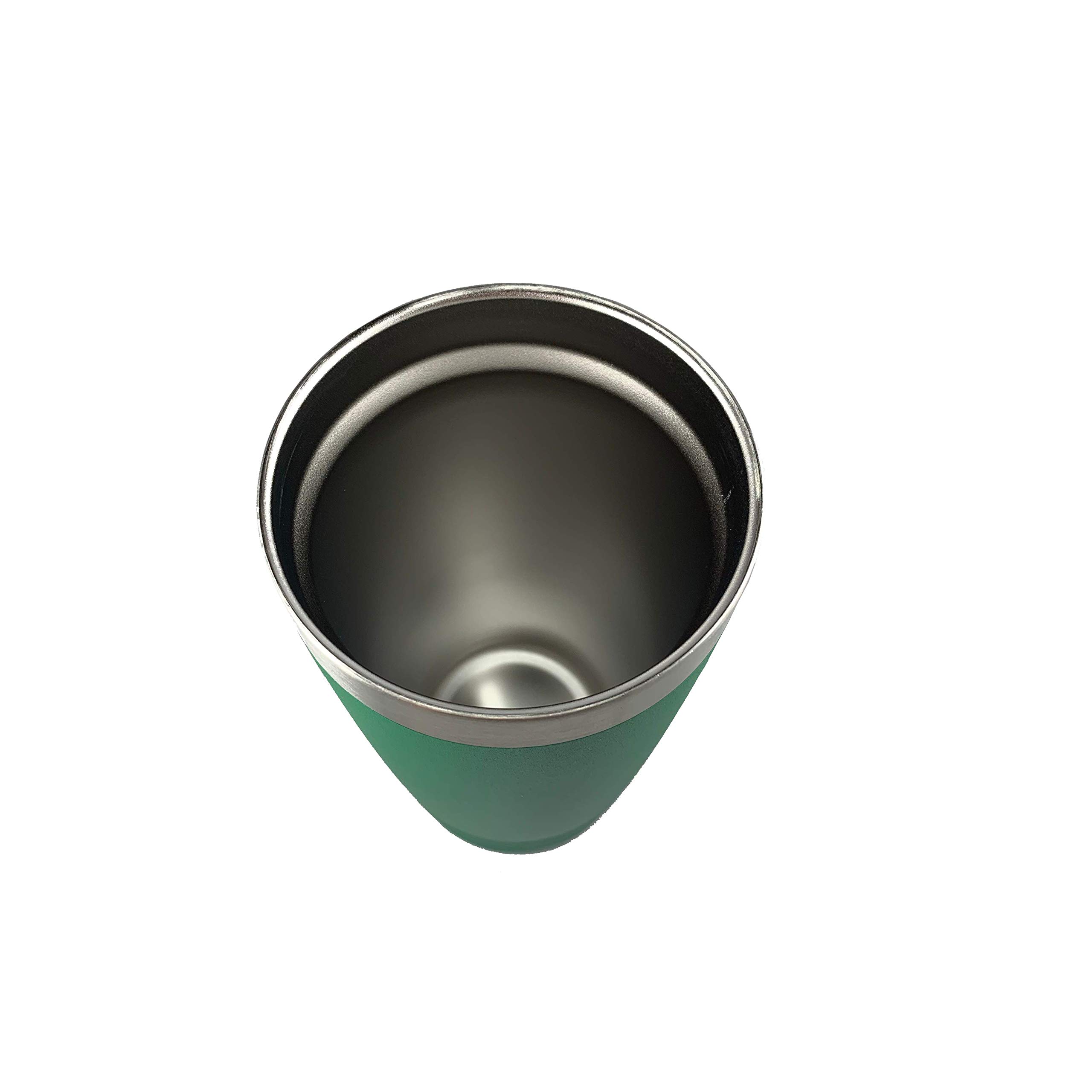 McAuliffe Irish Coat of Arms Stainless Steel Green Travel Tumbler - 20oz Insulated Coffee Mug with Lid & Handle, Perfect for Hot/Cold Drinks - Ideal for Travel, Office, Camping & Outdoor Activities