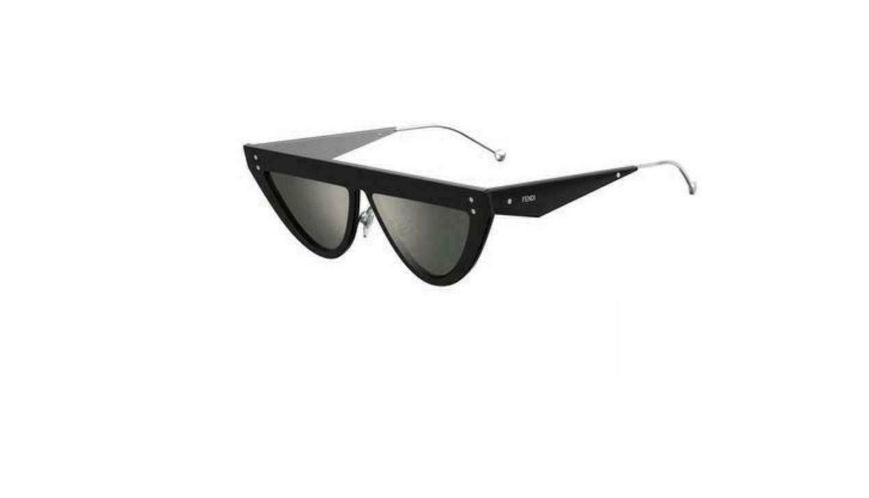 Fendi FF 0371S 0807/T4 Black Polarized Sunglasses for Women - Luxury Designer Shades for Driving, Beach & Outdoor Fashion
