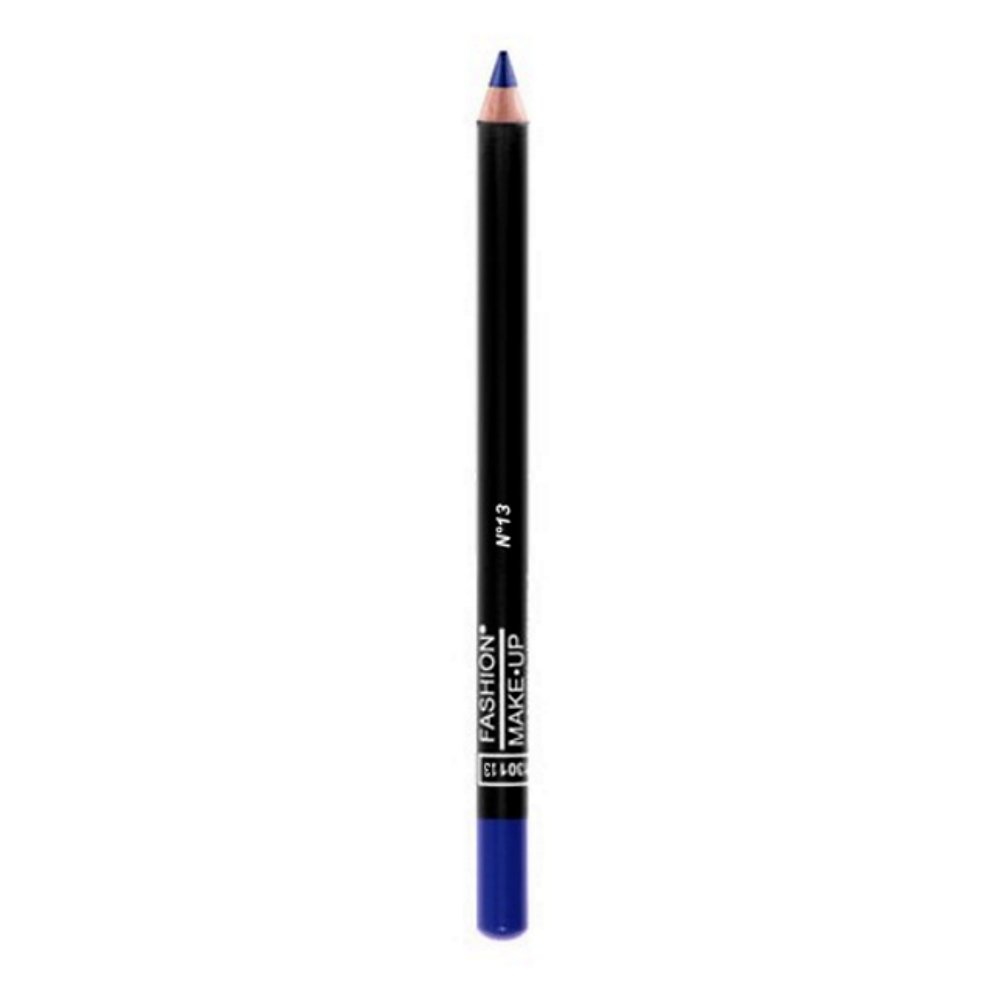 FMU1130113 Electric Blue Eye Pencil - Waterproof & Long-Lasting Wooden Eye Crayon for Smoky Eyes & Everyday Makeup | Perfect for Parties, Work & Date Night Looks