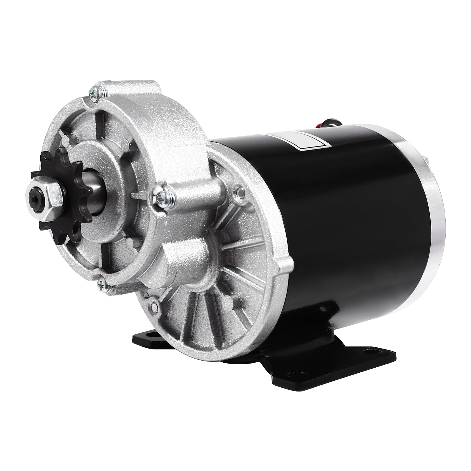 36V 600W High Torque Gear Reduction Electric Motor - 450 RPM Speed with Belt Pulley - Perfect for Electric Bikes, Mopeds, Scooters & DIY Projects - Durable Power Solution for E-Bike Conversion & Small EV Applications