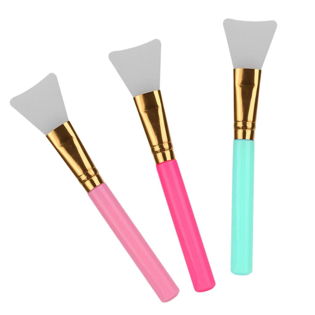 VMS INDIA 3-Pack Silicone Face Mask Brush Set - Soft Skin Care Applicator for Mud Masks & Body Lotion | Gentle Exfoliation & Even Application | Perfect for Spa, Skincare Routine & At-Home Facial Treatments