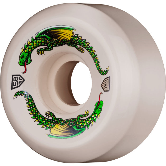 Powell Peralta Dragon Formula Skateboard Wheels 58mm x 33mm 93A - Perfect for Street Skating and Smooth Rides