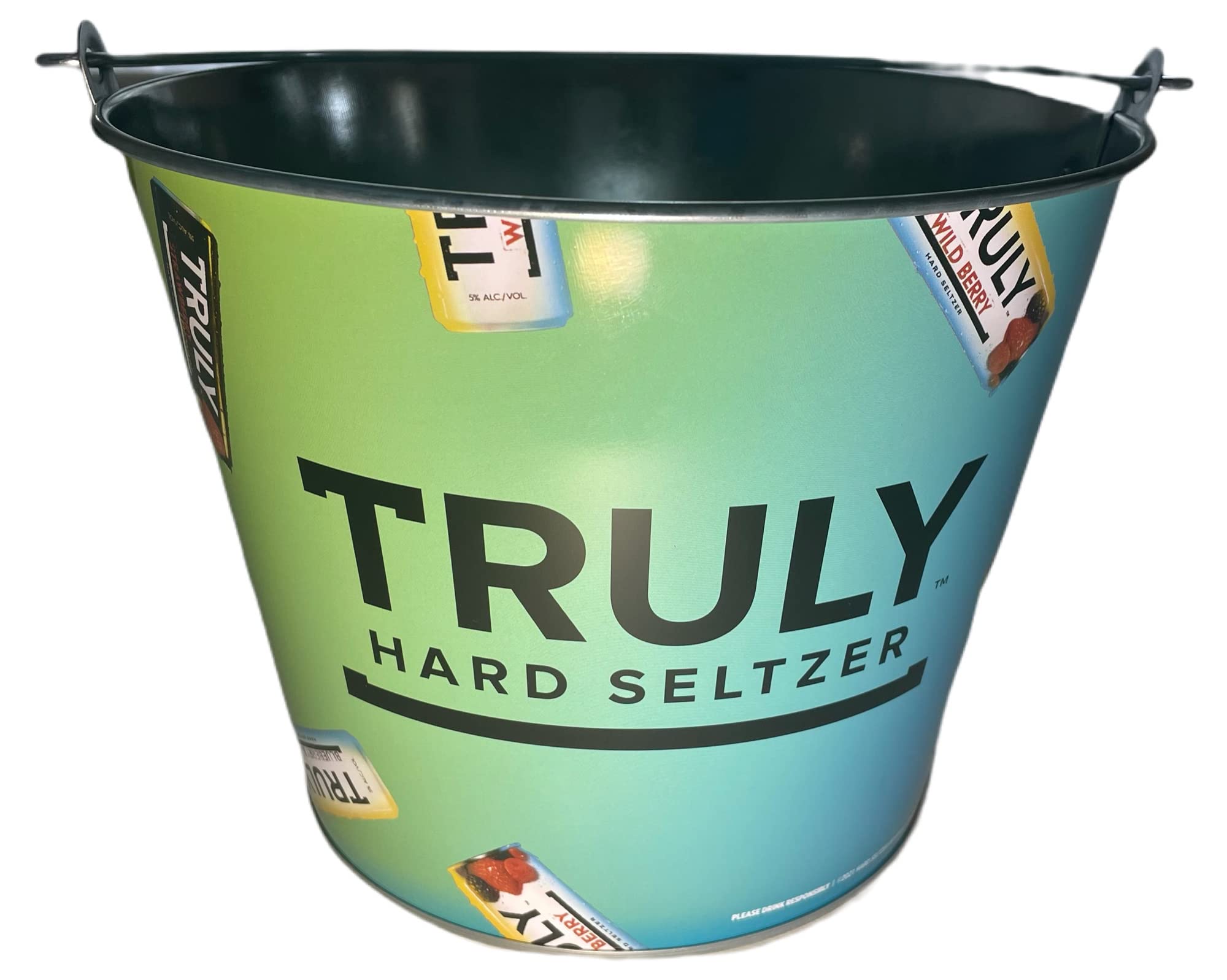 Truly Hard Seltzer Ice Bucket - Premium Stainless Steel Beer & Wine Chiller for Parties, BBQs, and Outdoor Events - Keeps Drinks Cold for Hours