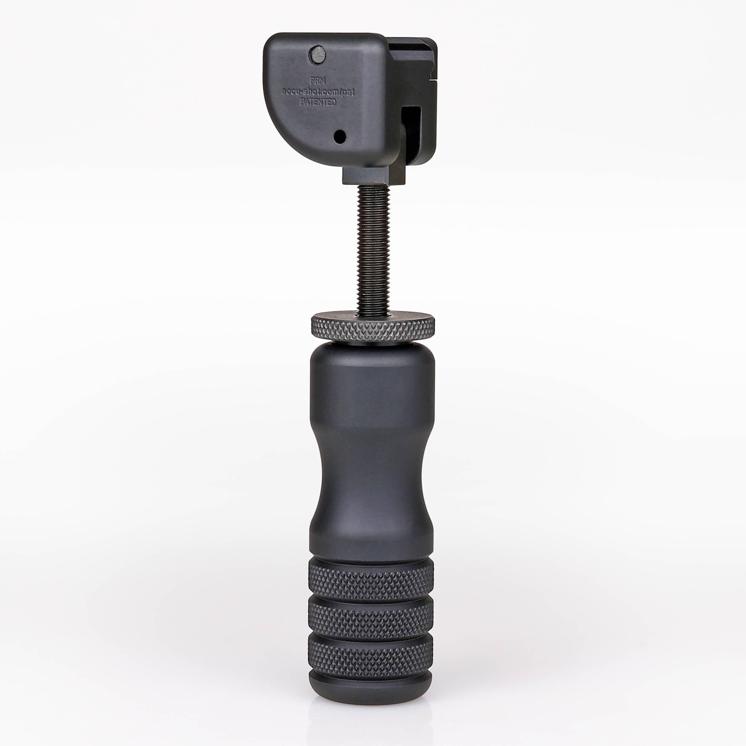 Accu-Shot Precision Rail Monopod - PRM Mid-Range with Quick Knob Adjustable 4.75-5.65 Inch | Black BT13-QK | Shooting Support for Hunting, Long-Range Precision & Tactical Applications