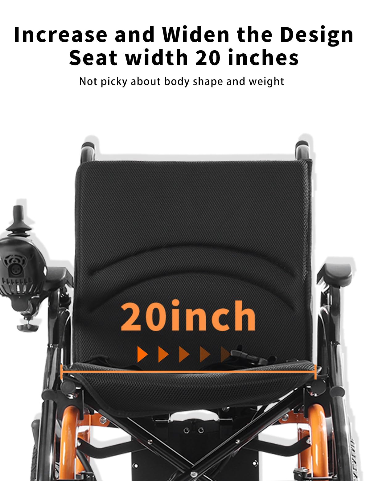 Foldable Electric Wheelchair for Adults - 20