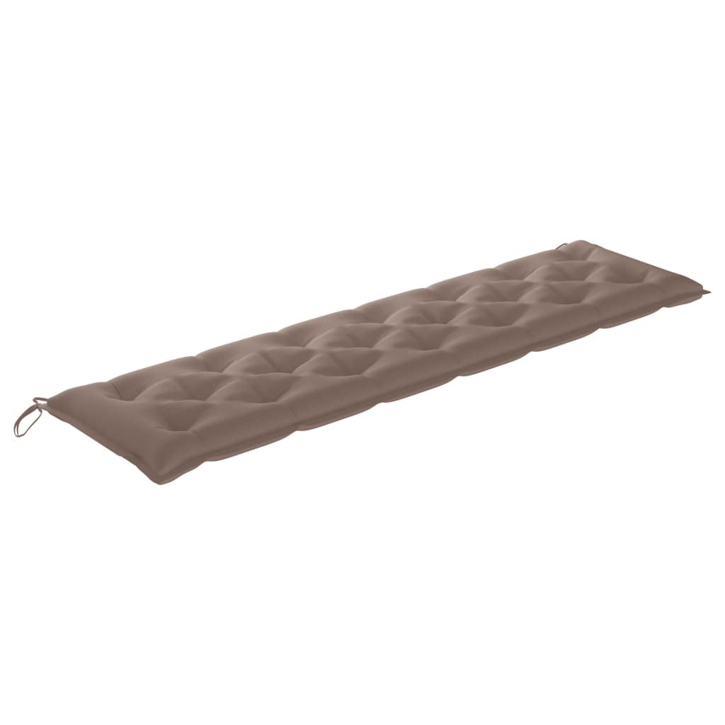 Premium Indoor/Outdoor Chair Cushion - Waterproof Garden Swing Seat Pad - Replacement Cushion for Patio Furniture, Recliners & Swing Chairs - Soft Taupe Fabric (78.7